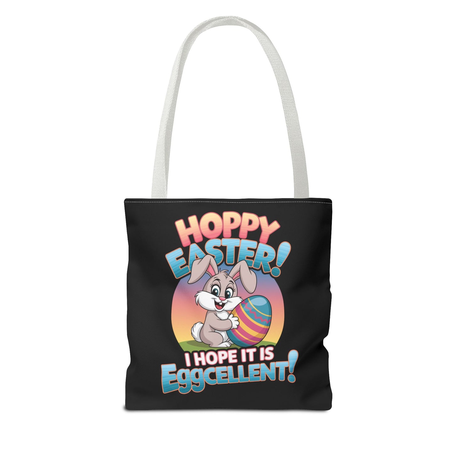 Happy Easter Tote Bag Eggcellent Bunny Design Easter Bag Easter Gift Easter Tote Accessory