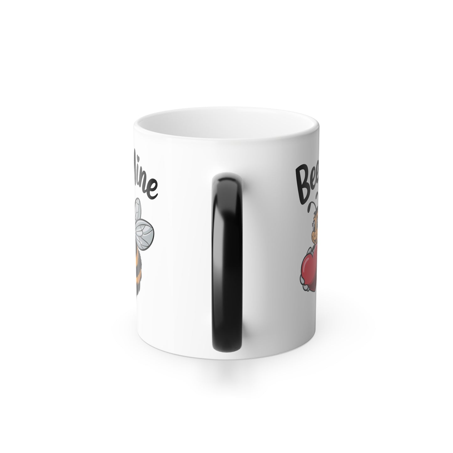 Bee Mine Mug, Color Changing Mug, Bee Valentine Gift, Cute Love Coffee Mug, Funny Pun Mug, Heat Reveal Cup For Her Him