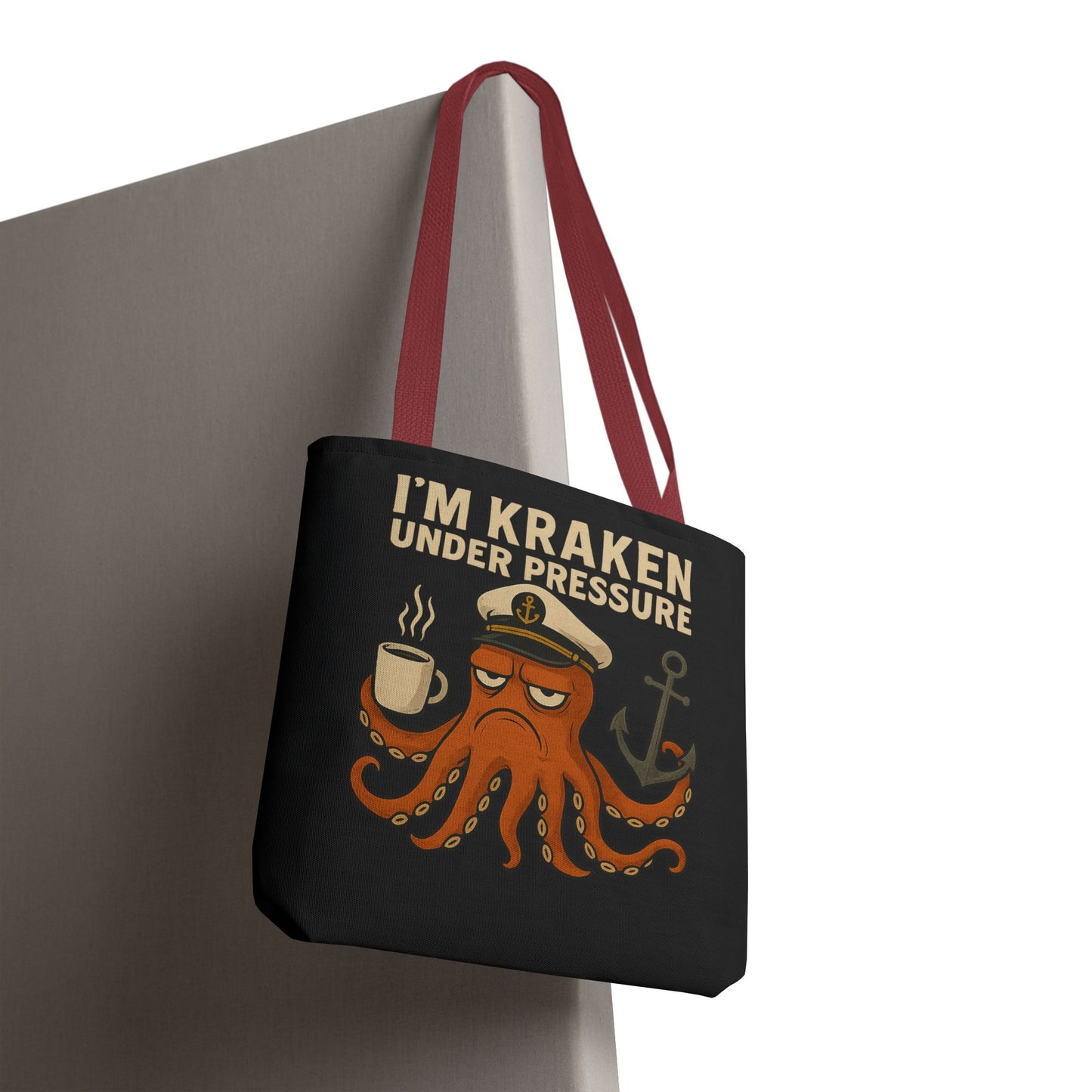 Stressed Octopus Tote Bag Nautical Bag Beach Tote Ocean Reusable Bag Seaside