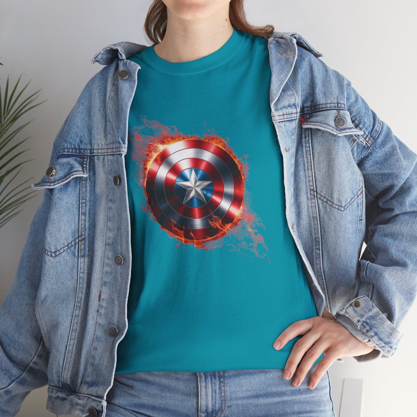 Captain America Flame Tee