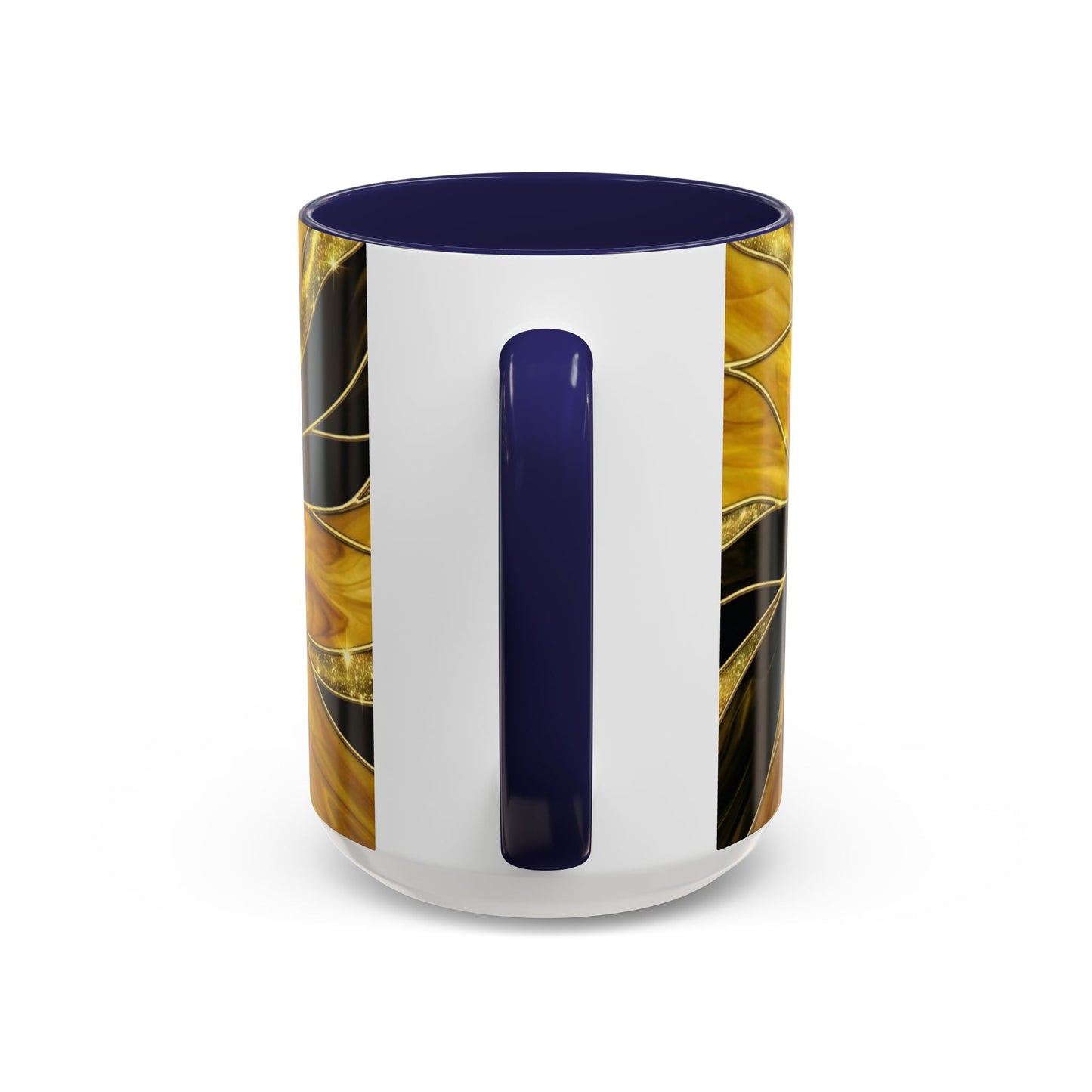 Stained Glass Gamer Mug, Gold Controller Coffee Cup, Video Game Gifts for Him, Gamer Boyfriend Gift, Teen Boy Gaming Mug, Desk Decor