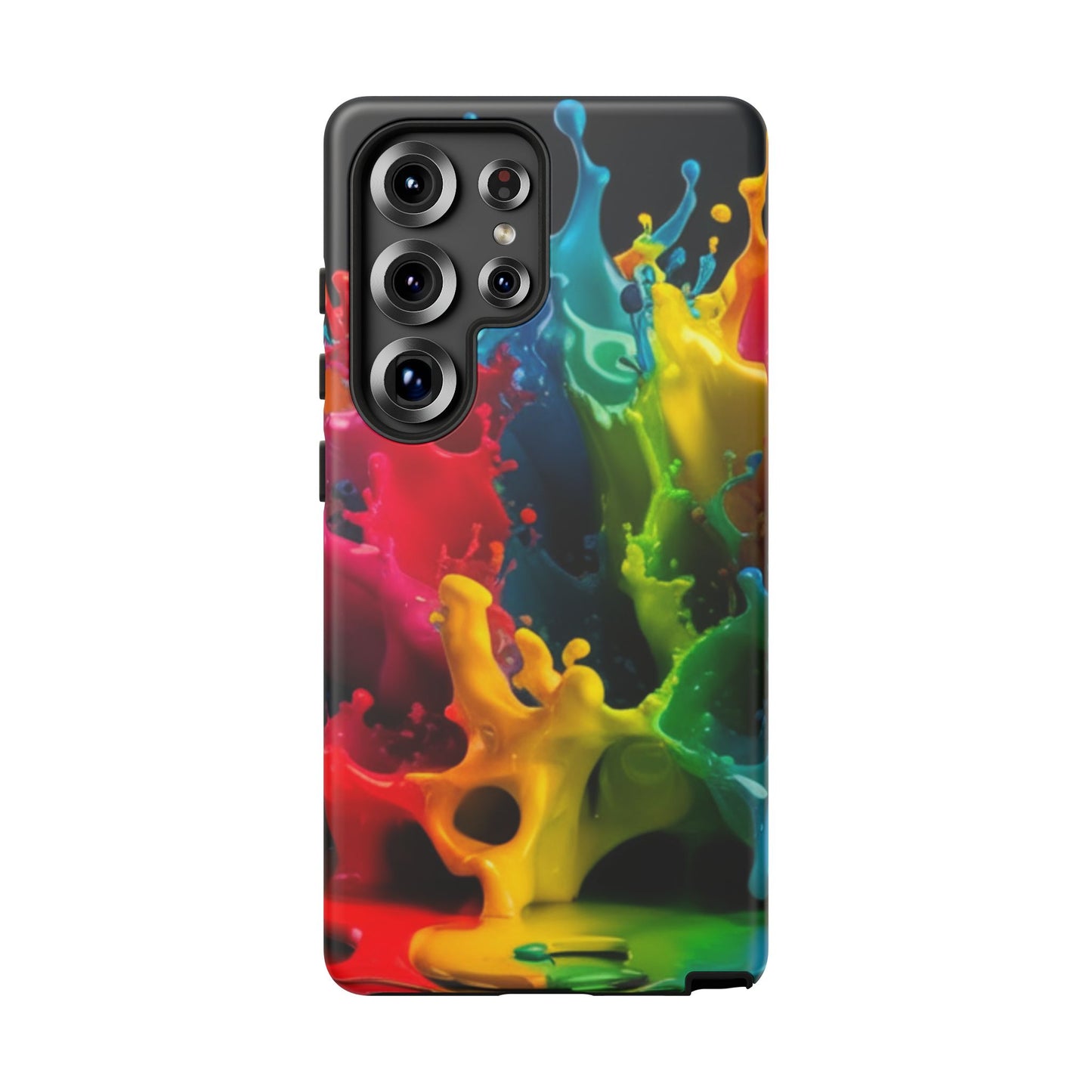 Vibrant Splash Samsung Phone Case - Tough Spectrum Splash Samsung Case