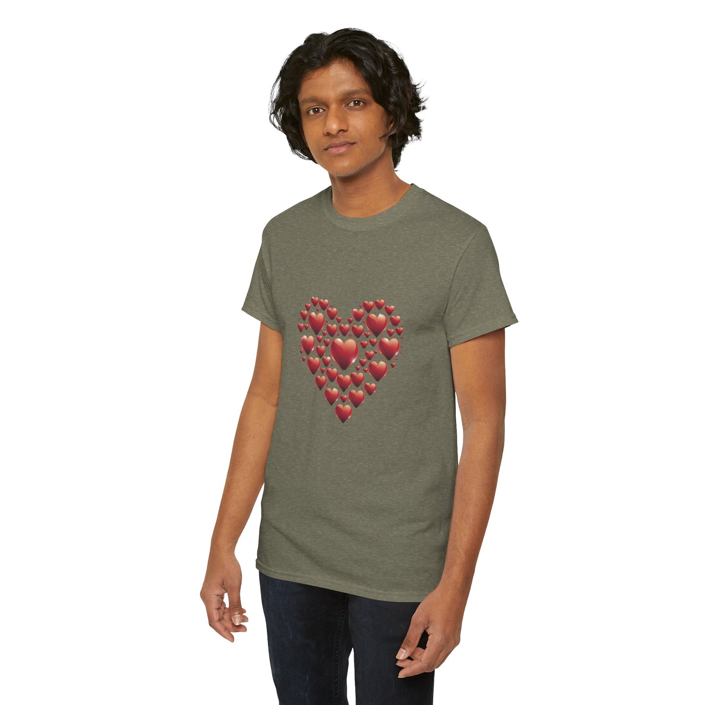 Heart Of Hearts Shirt, Minimal Valentine Shirt, Red Heart Graphic Tee, Love Aesthetic T Shirt, Valentine Gift Shirt