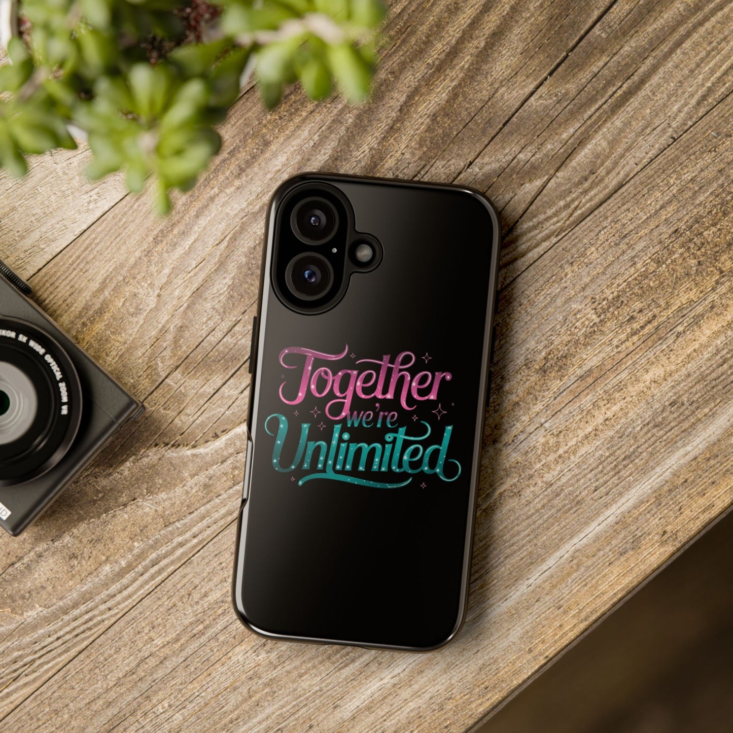 iPhone Case with Musical Quote Together We're Unlimited Musical Phone Case