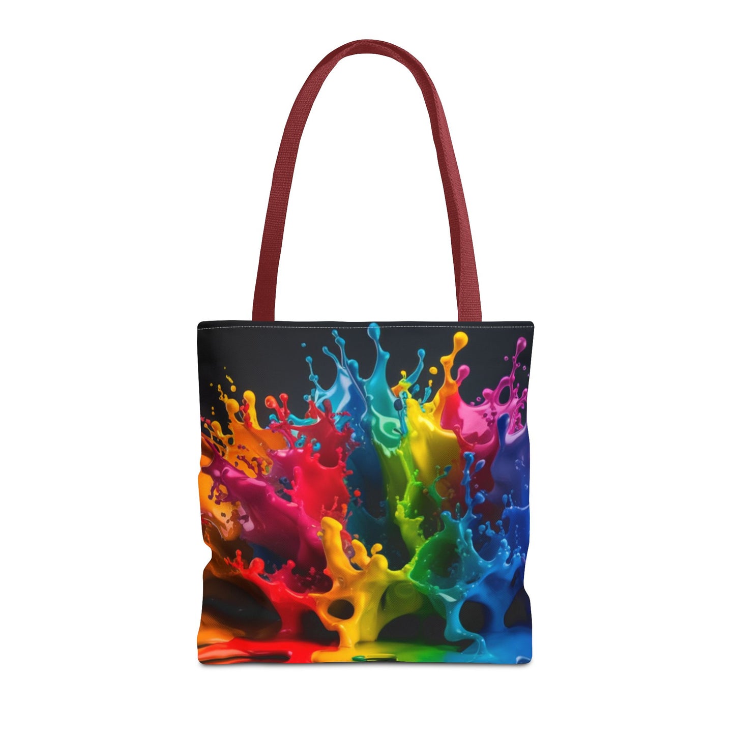 Colorful Splash Tote Bag - Vibrant Art for Every Occasion