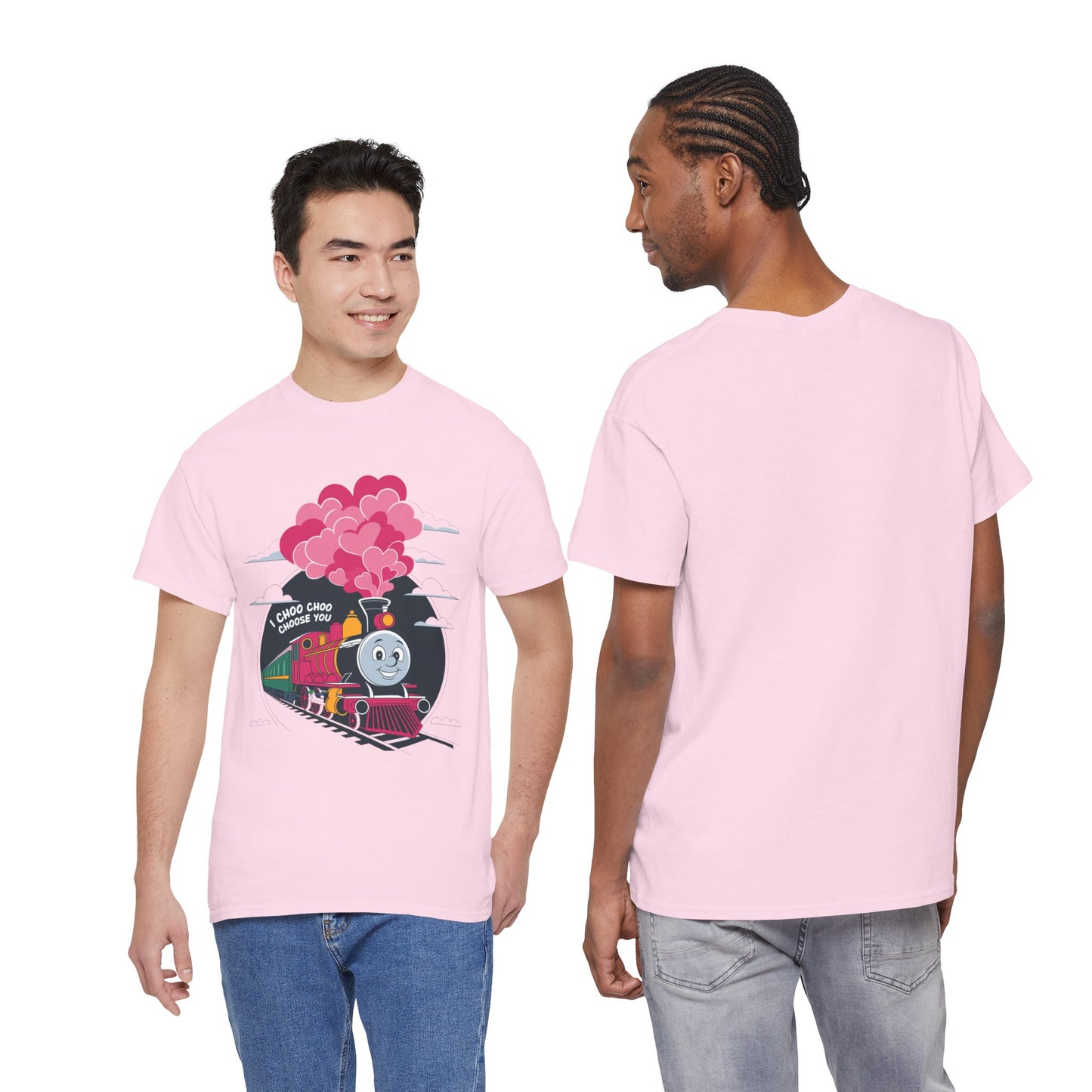 I Choo Choo Choose You Shirt, Cute Train Valentine Tee, Funny Love Graphic TShirt, Romantic Gift For Him Her, Valentine Pun Shir