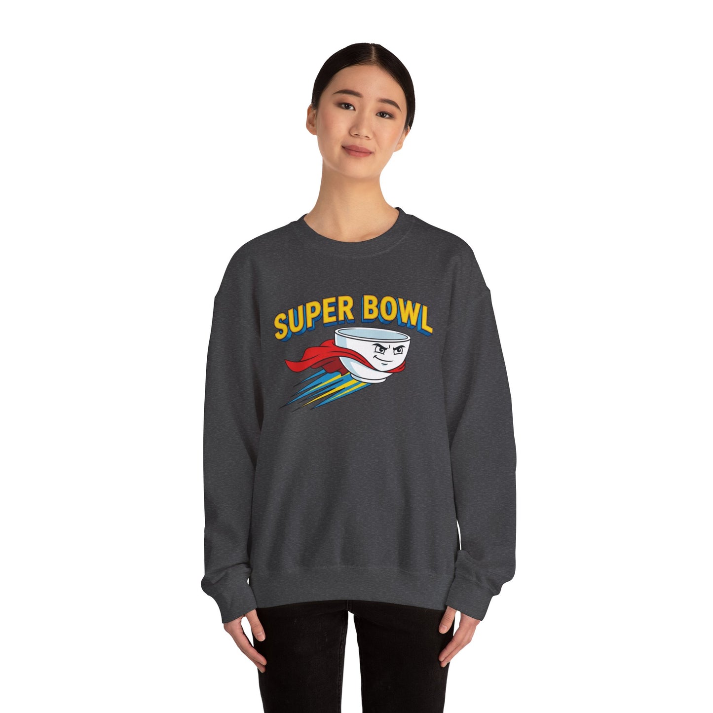 Super Bowl Sweatshirt, Funny Super Bowl Shirt, Football Party Sweatshirt, Game Day Crewneck, Bowl Pun Sweatshirt, Unisex Graphic Crew