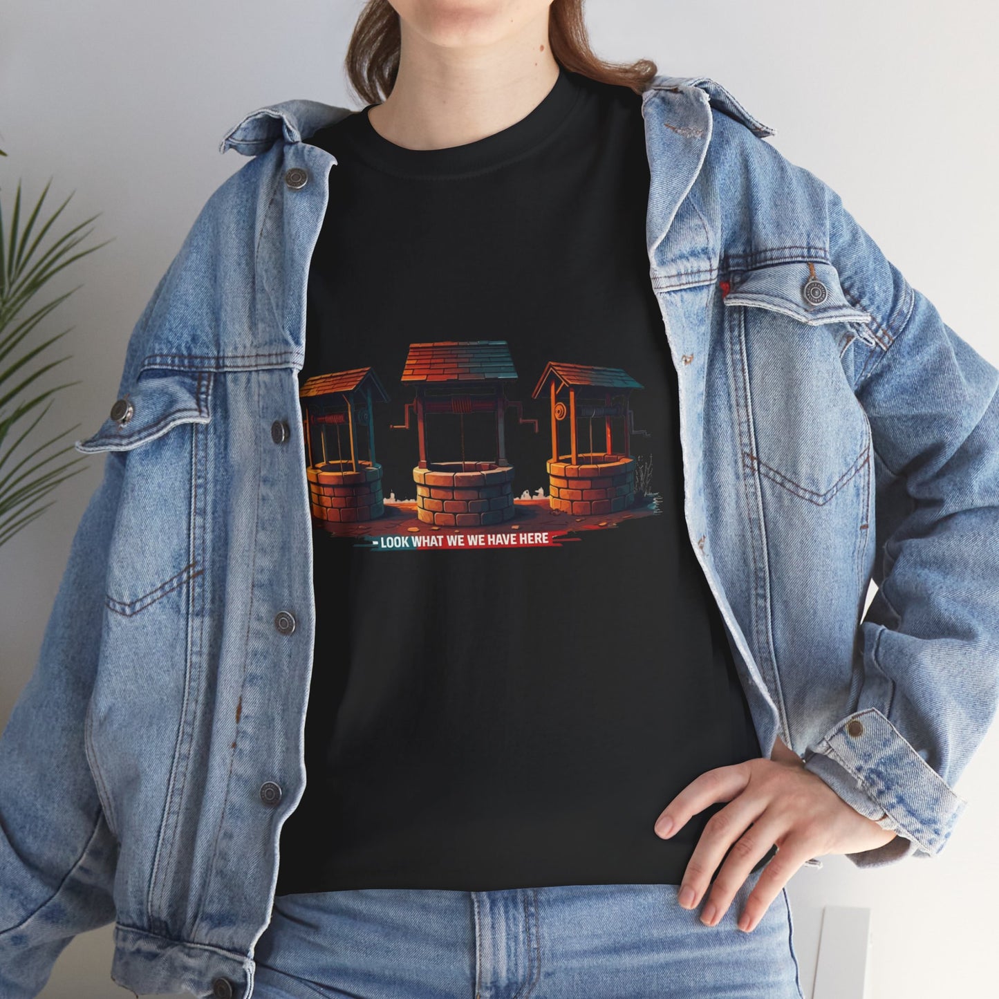 Funny “Well Well Well” T-Shirt • Pun Graphic Tee with Wishing Wells • Retro Vintage Humor Shirt • Gift for Pun Lovers & Joke Fans