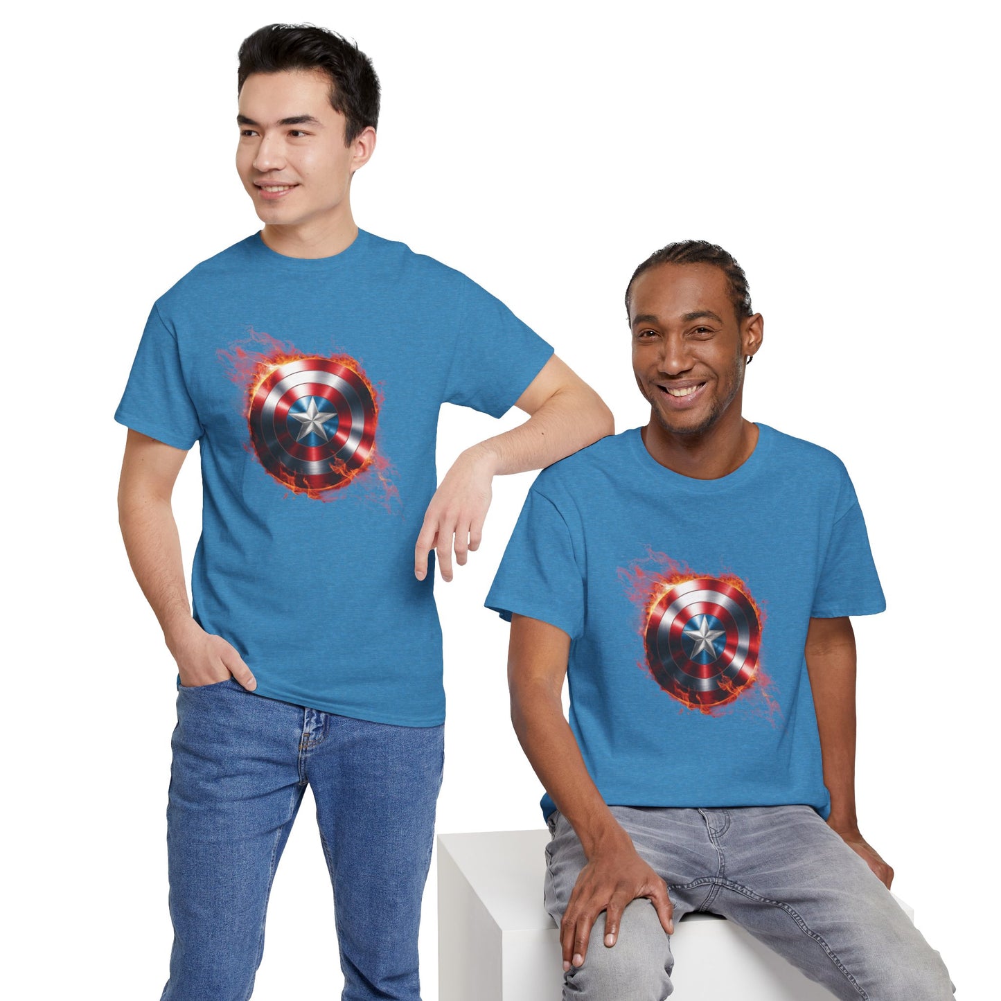 Captain America Flame Tee