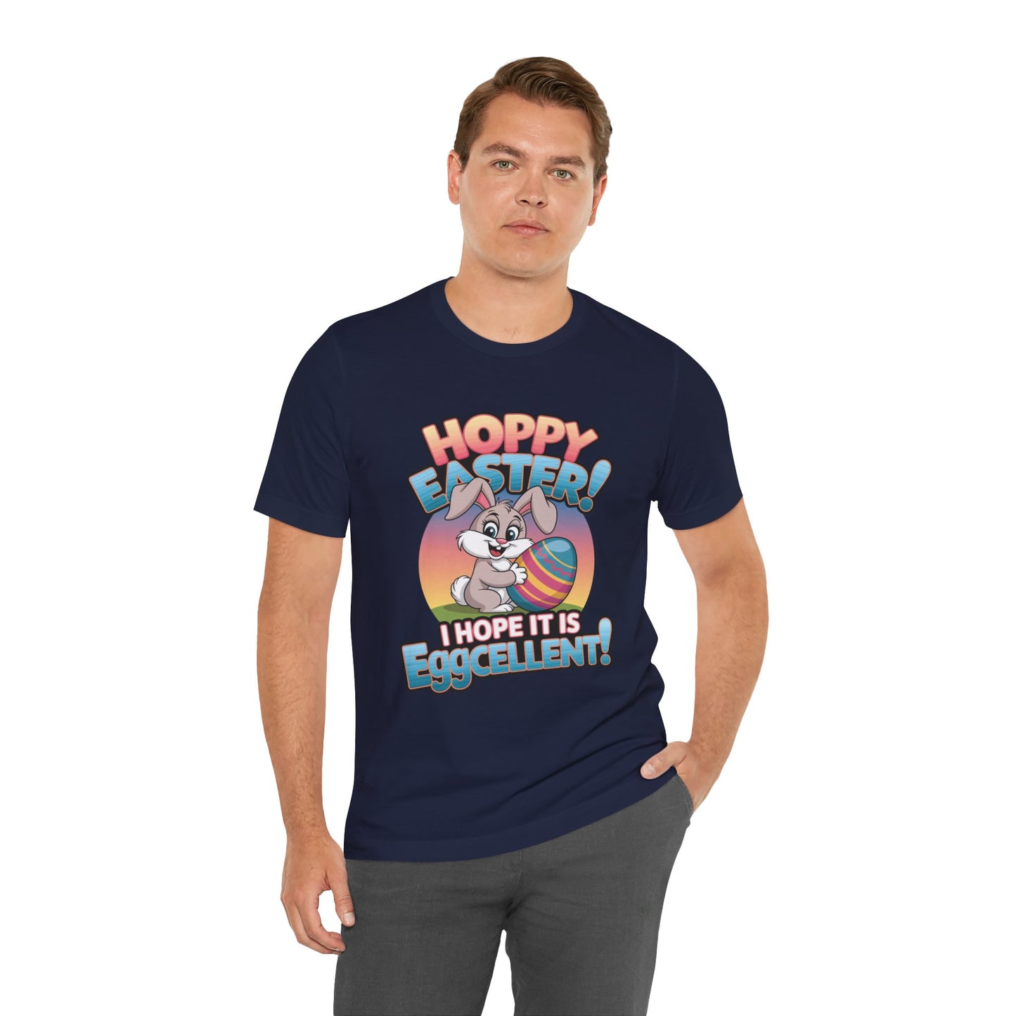 Happy Easter Unisex Tee Easter Shirt Easter Bunny T Shirt Easter Apparel Easter Bunny Outfit