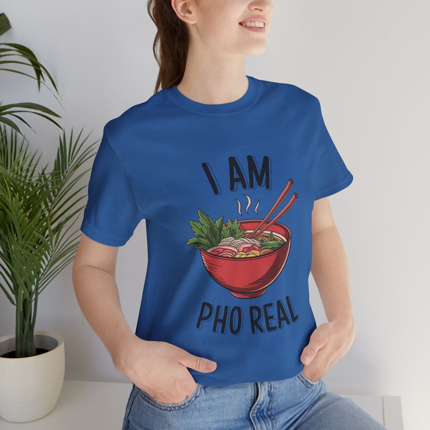 I Am Pho Real T-Shirt | Funny Pho Noodle Bowl Tee, Vietnamese Food Pun Shirt, Ramen & Noodle Lover Gift, Cute Asian Cuisine Graphic Top
