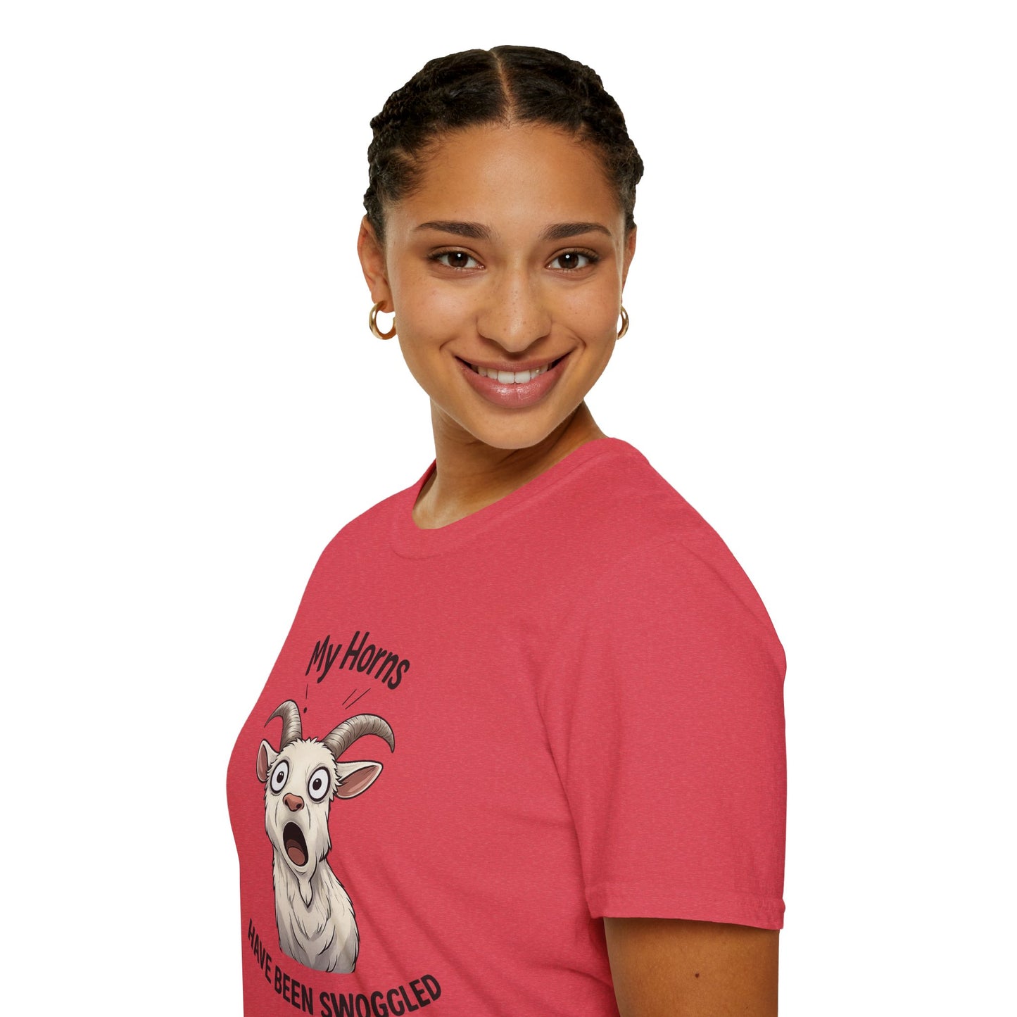 Funny Goat Shirt, Hornswoggled Shirt, My Horns Have Been Swoggled, Goat Pun T Shirt, Animal Humor Tee, Silly Wordplay Shirt