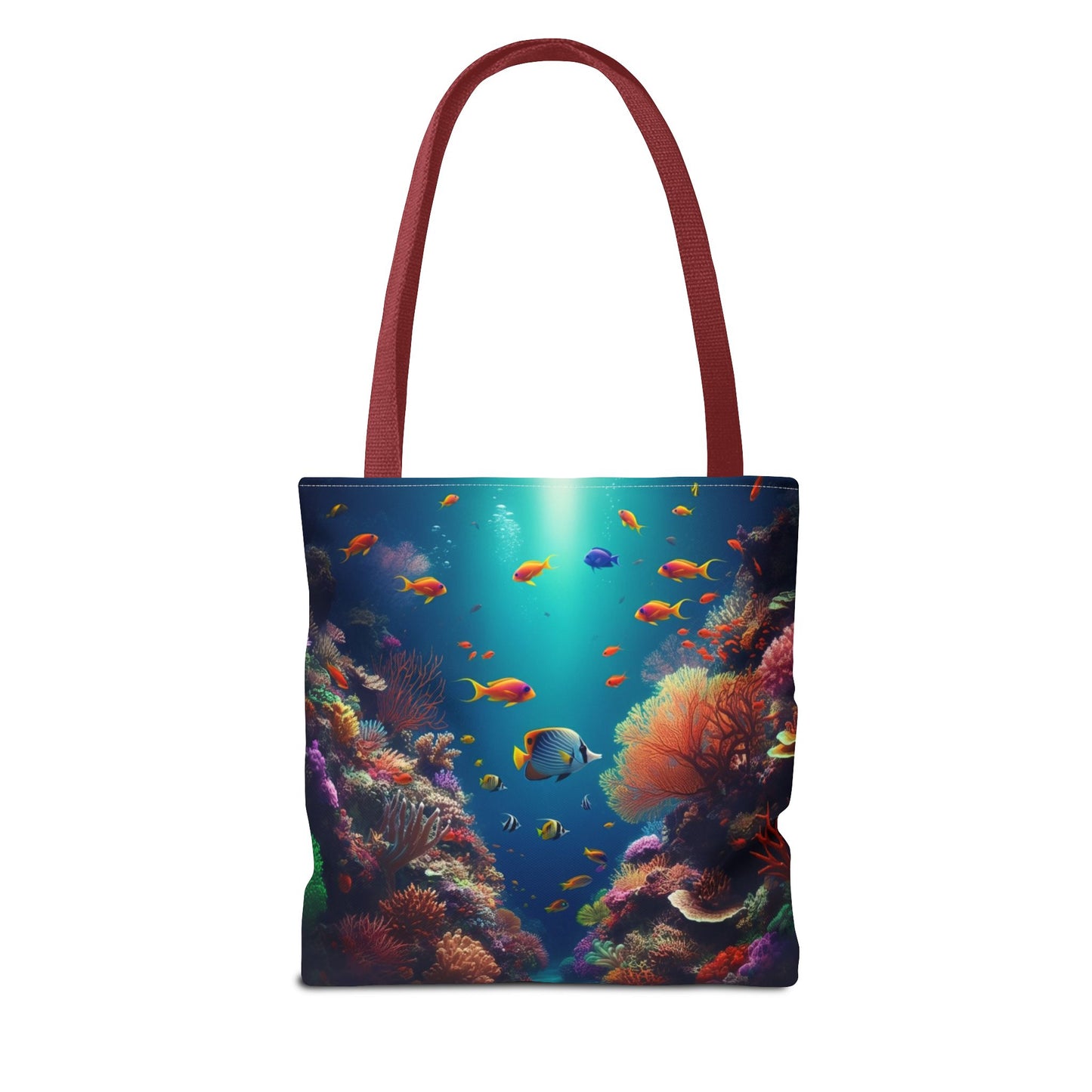 Coral Reef Illustrated Tote Bag
