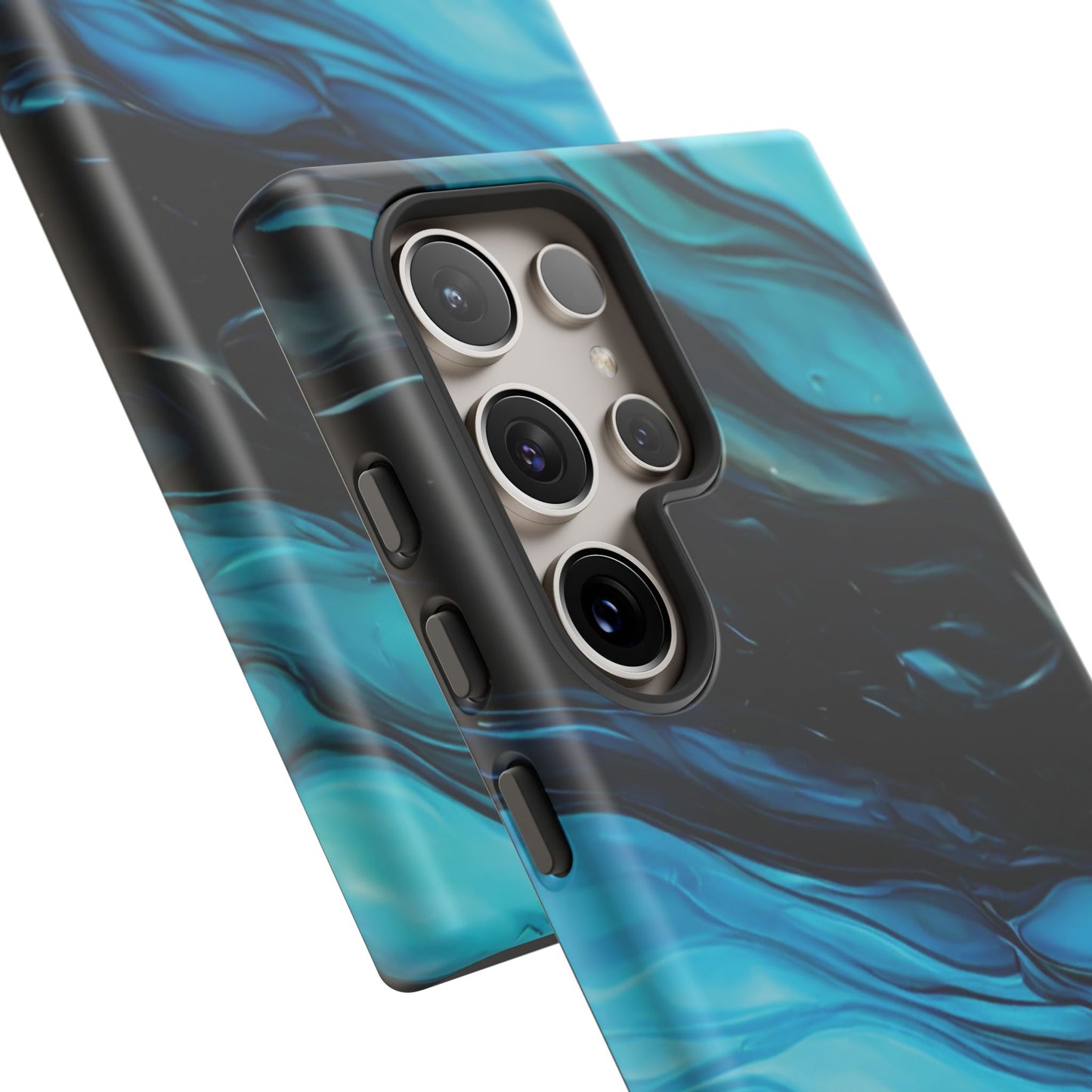 Samsung Galaxy Blue Splash Phone Case