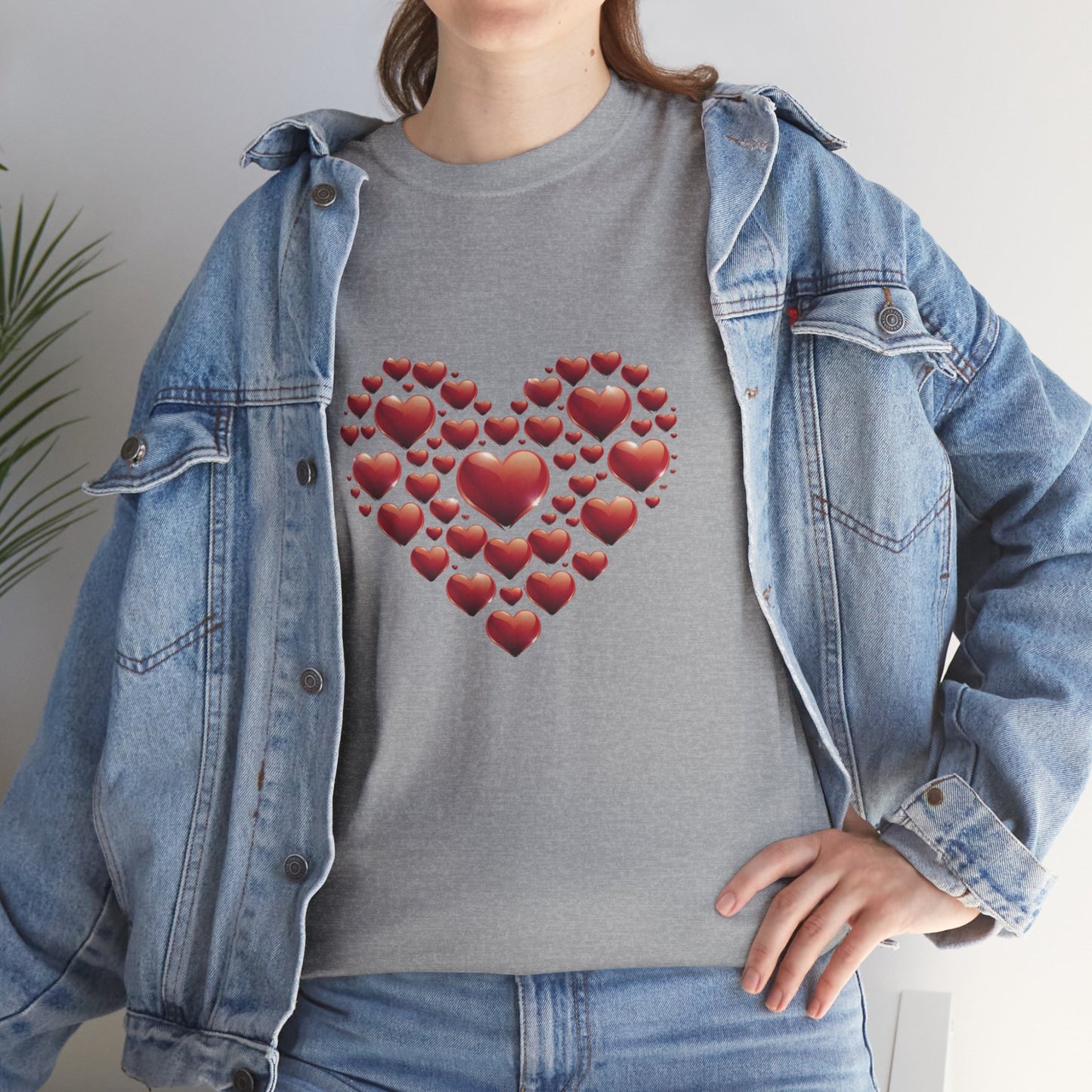Heart Of Hearts Shirt, Minimal Valentine Shirt, Red Heart Graphic Tee, Love Aesthetic T Shirt, Valentine Gift Shirt