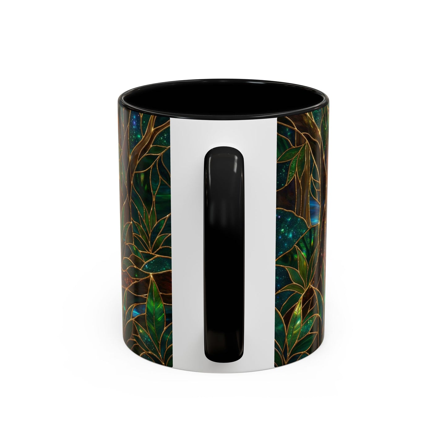 Stained Glass Tiger Mug, Tiger Coffee Cup, Wildlife Art Mug, Jungle Tiger Gift, Animal Lover Mug, Nature Inspired Coffee Cup