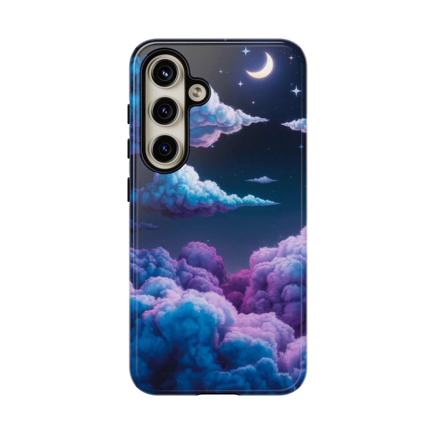 Dreamy Clouds & Moon Tough Samsung Galaxy Case