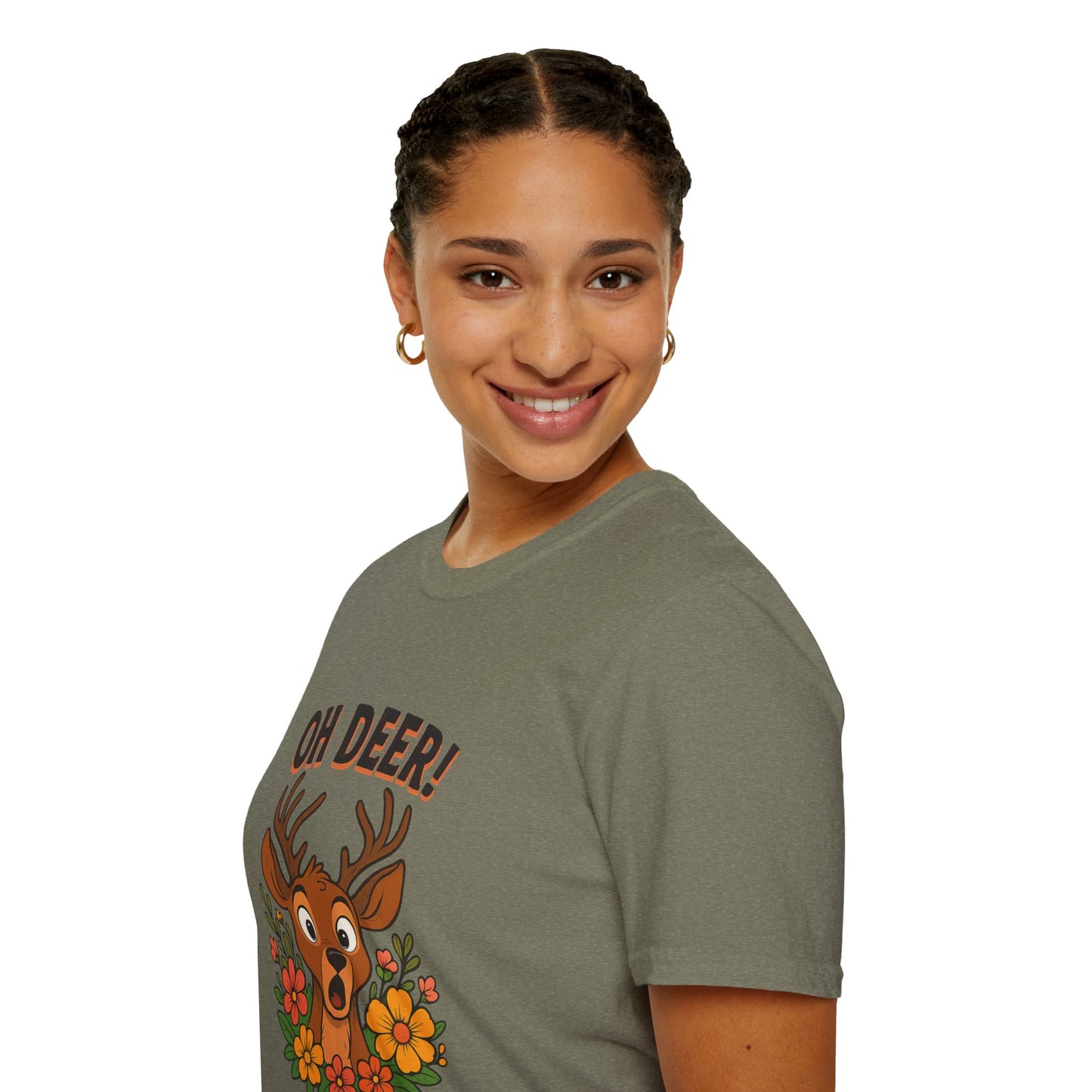 Oh Deer T-Shirt Animal Apparel Wildlife shirt Deer Tee Gift for Animal Lovers