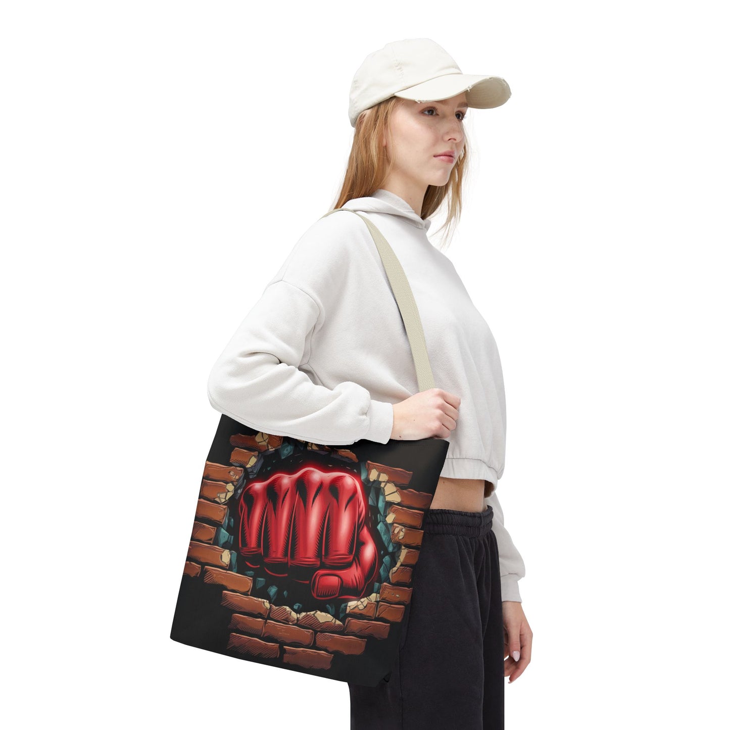 Red Fist Tote Bag