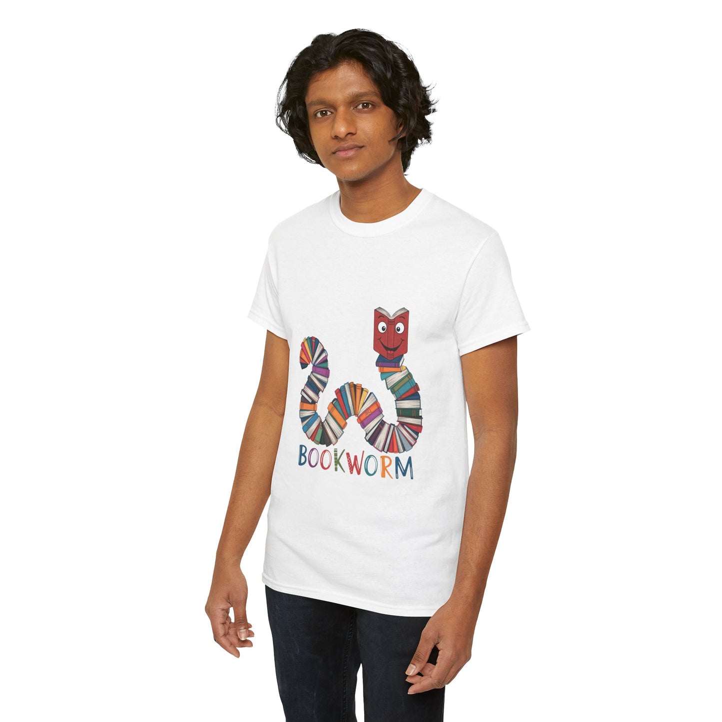 Cute Bookworm Shirt – Funny Reading Lover Tee – Teacher Gift – Kids Book Tee – Unisex Book Nerd Shirt – Book Club Graphic T-Shirt