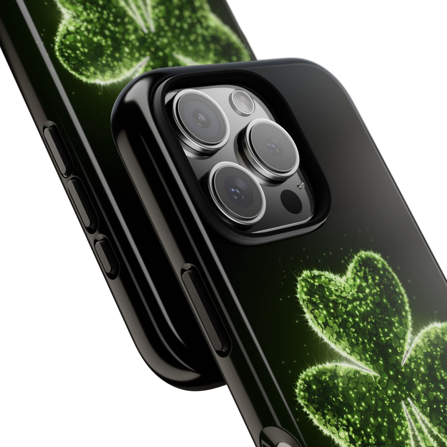 iPhone Tough Case - Shiny Shamrock Design
