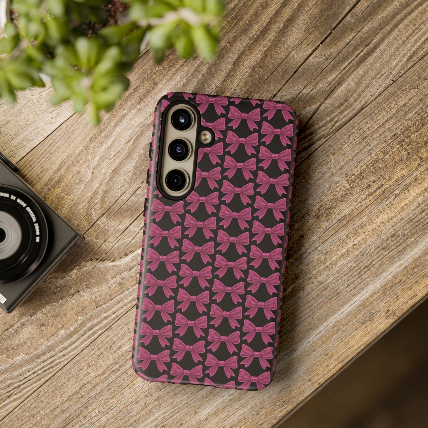 Pink Bow Samsung Case Coquette Aesthetic Phone Cover Cute Girly Phone Case Glossy Y2K Accessory Kawaii Samsung Case Gift