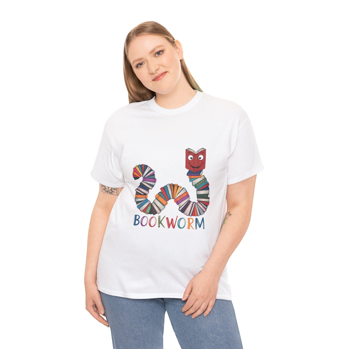 Cute Bookworm Shirt – Funny Reading Lover Tee – Teacher Gift – Kids Book Tee – Unisex Book Nerd Shirt – Book Club Graphic T-Shirt