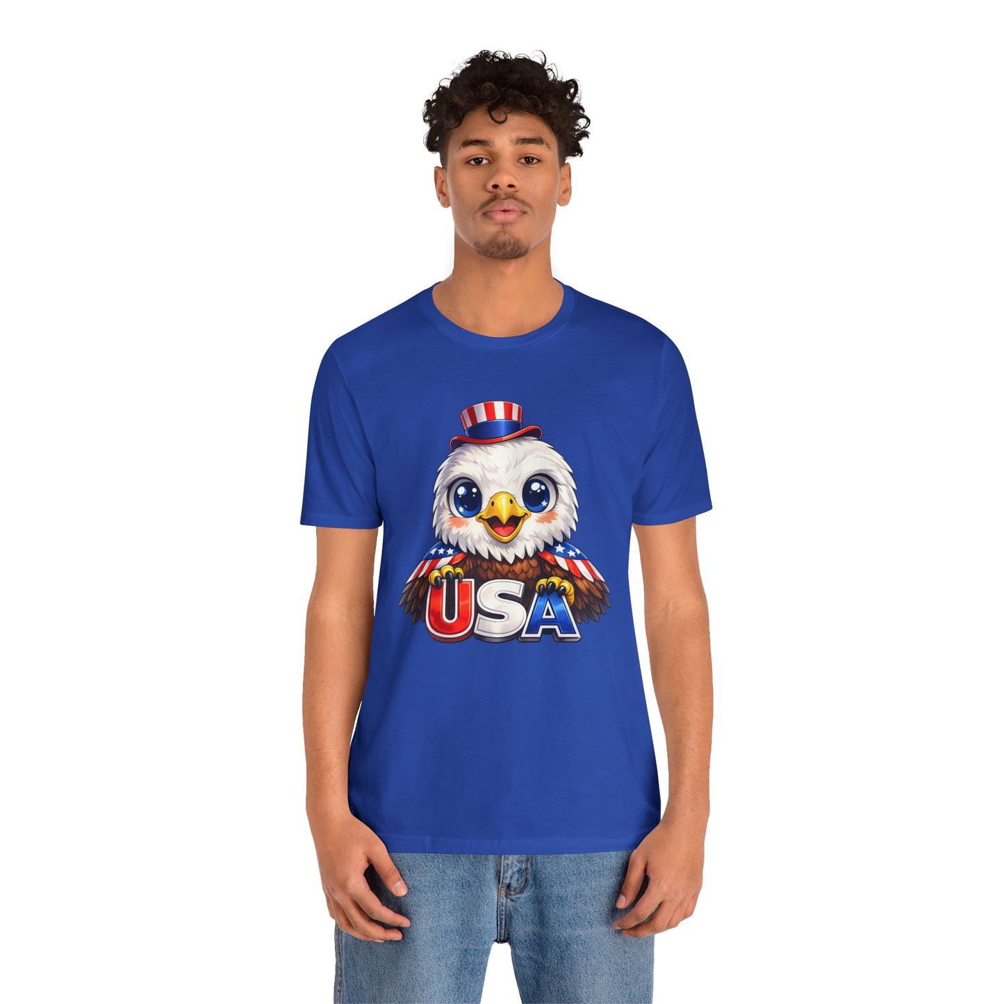 Cute USA Eagle Shirt, Patriotic Eagle T Shirt, Fourth Of July Shirt, American Flag Eagle Tee, Freedom Graphic Shirt, USA Pride Top