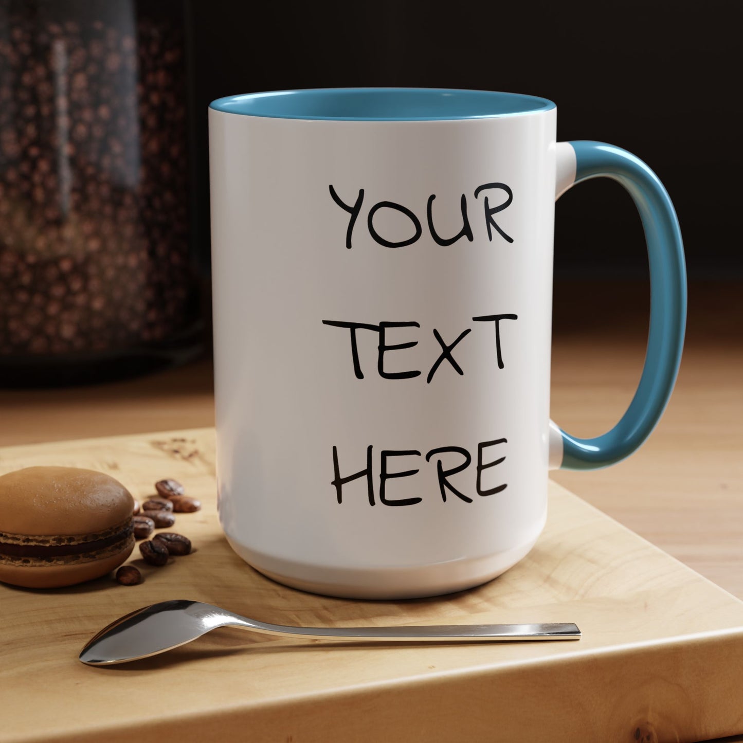 Personalized Teacher Mug, Best Teacher Ever Gift, Custom Educator Coffee Cup, 3D Gold Balloon Design, Teacher Appreciation Present