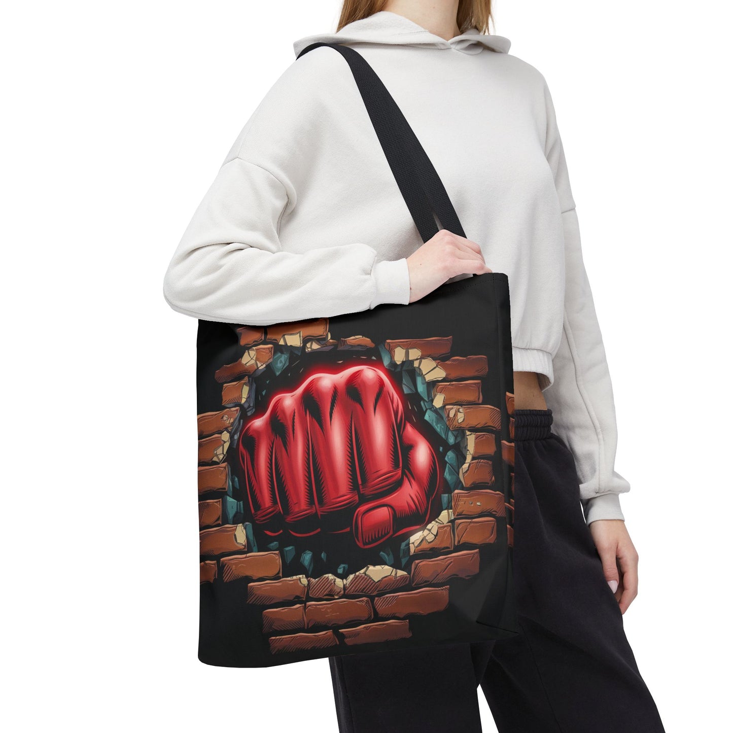 Red Fist Tote Bag