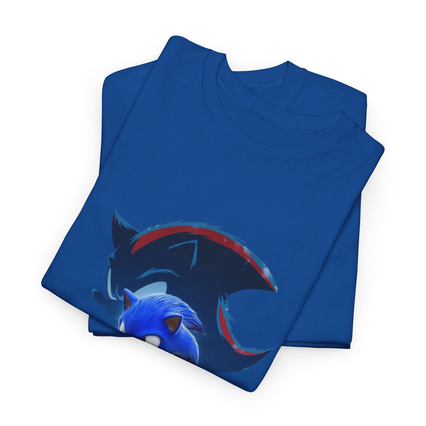 Blue Speed Hero Graphic Tee | Retro Gaming Legend T-Shirt | Fan Inspired Gamer Apparel | Cool Vintage Style Unisex Shirt for Adults & Teens
