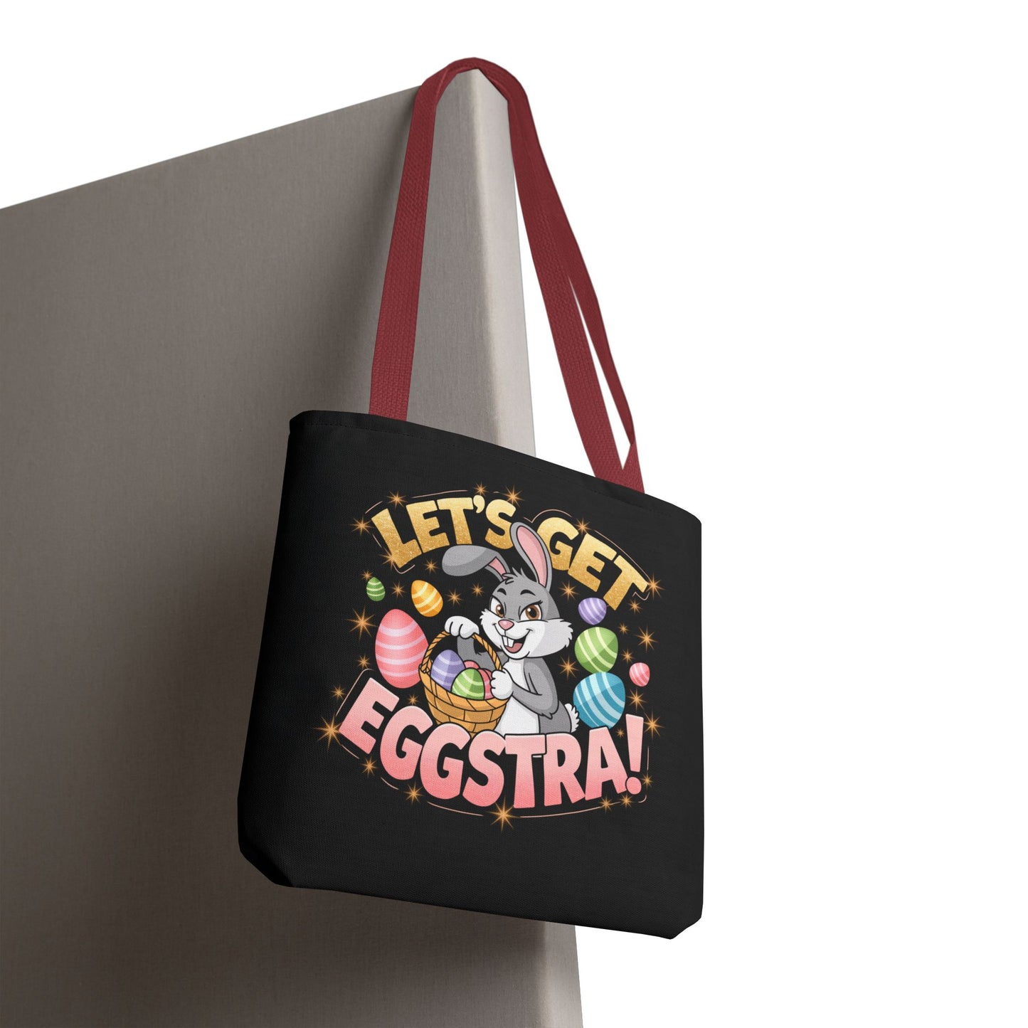 Easter Bunny Tote Bag - 'Leg's Get Eggstra'