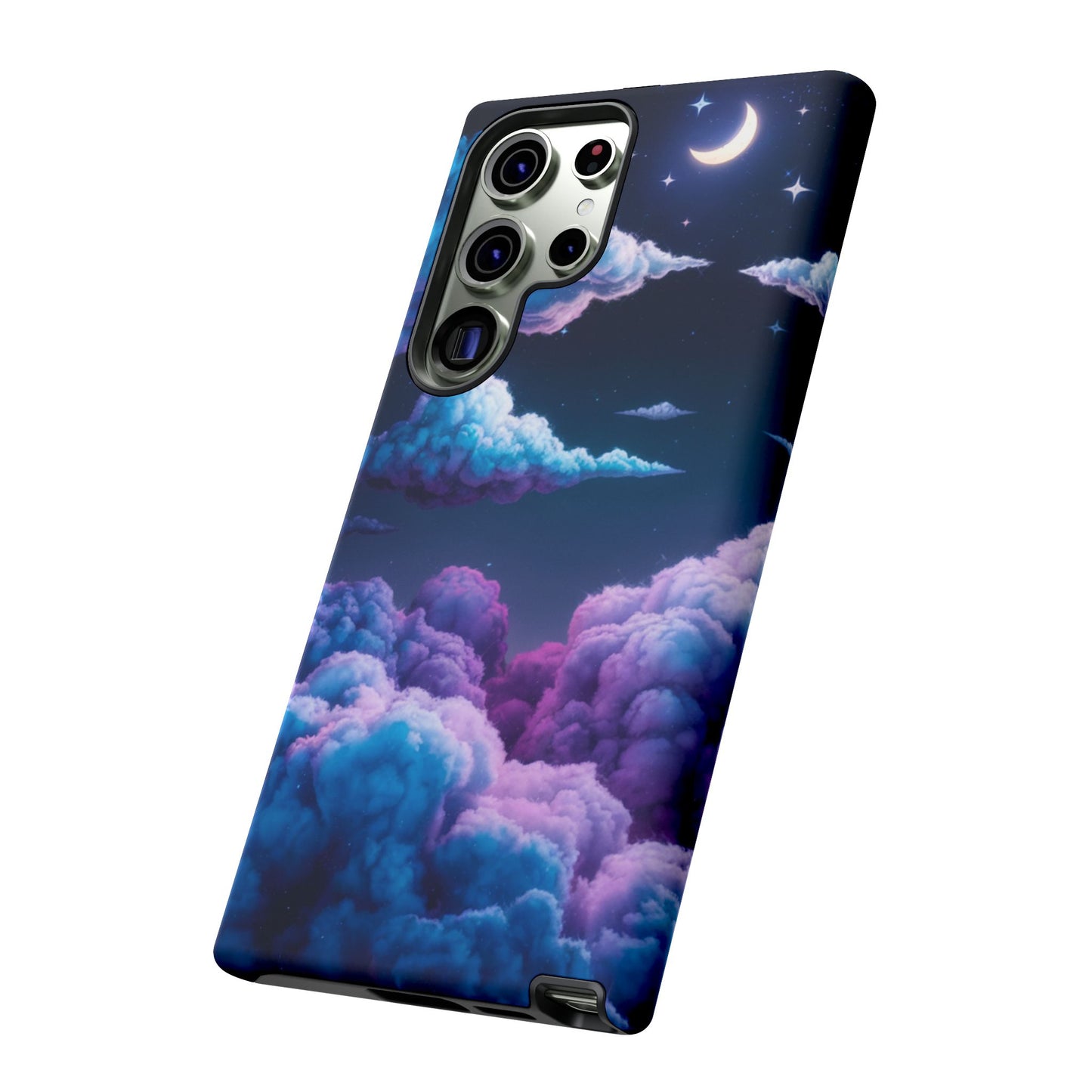 Dreamy Clouds & Moon Tough Samsung Galaxy Case