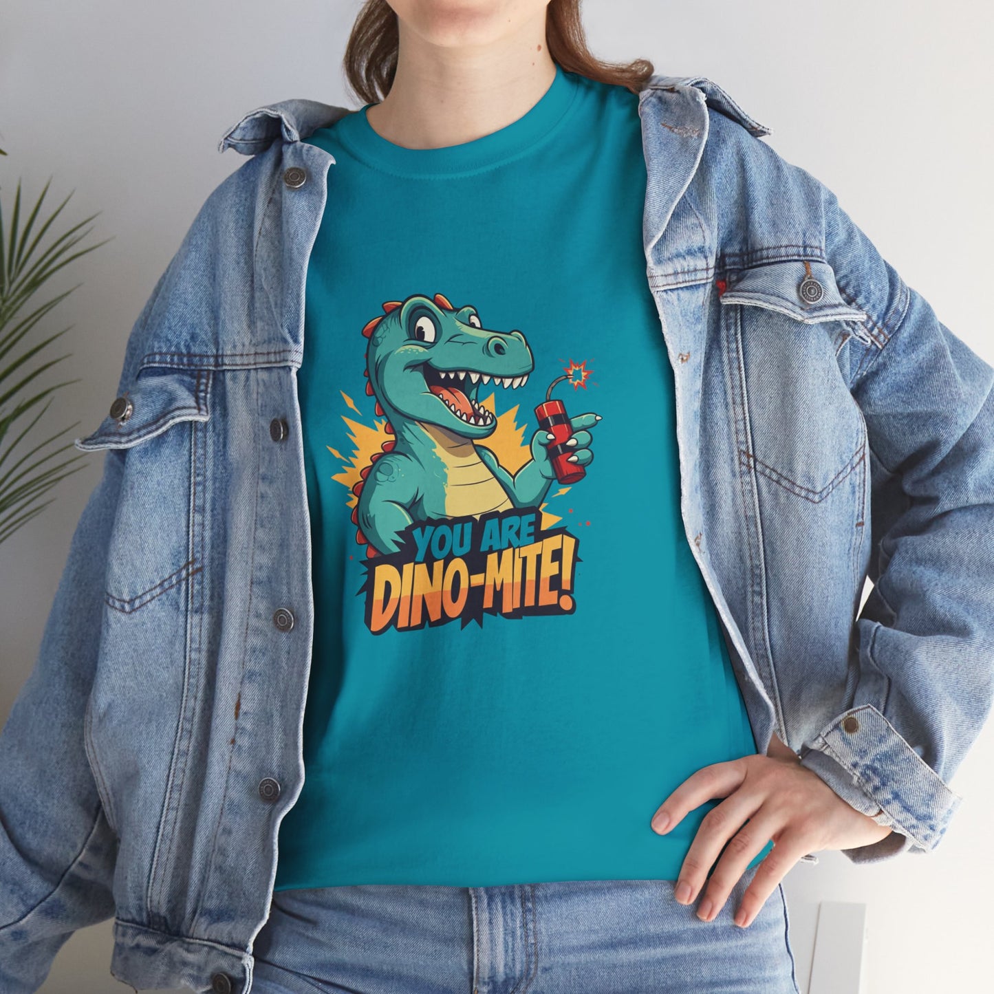You Are Dino-Mite T-Shirt – Funny Dinosaur Graphic Tee | Cute T-Rex Shirt for Kids & Adults | Unisex Dino Lover Gift | Explosion Design