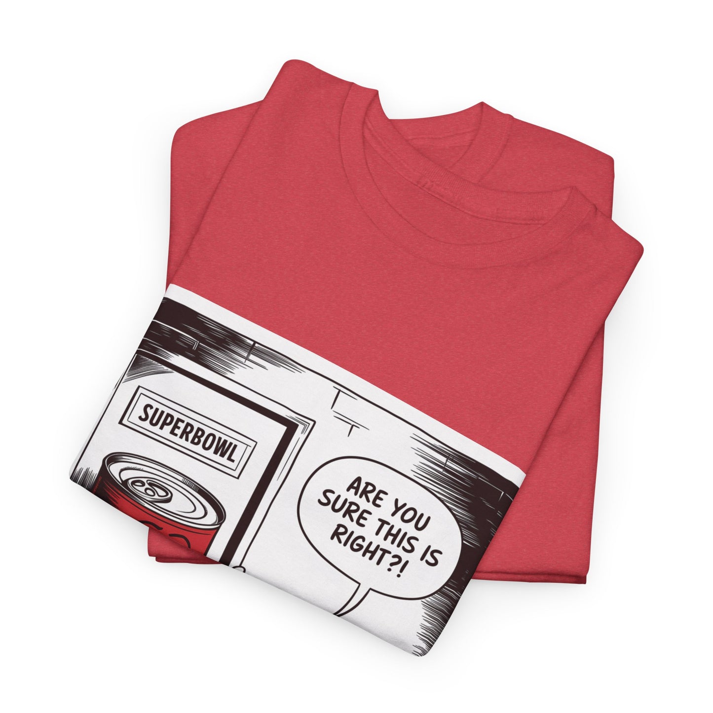 Comic Unisex Tee - Superbowl Design