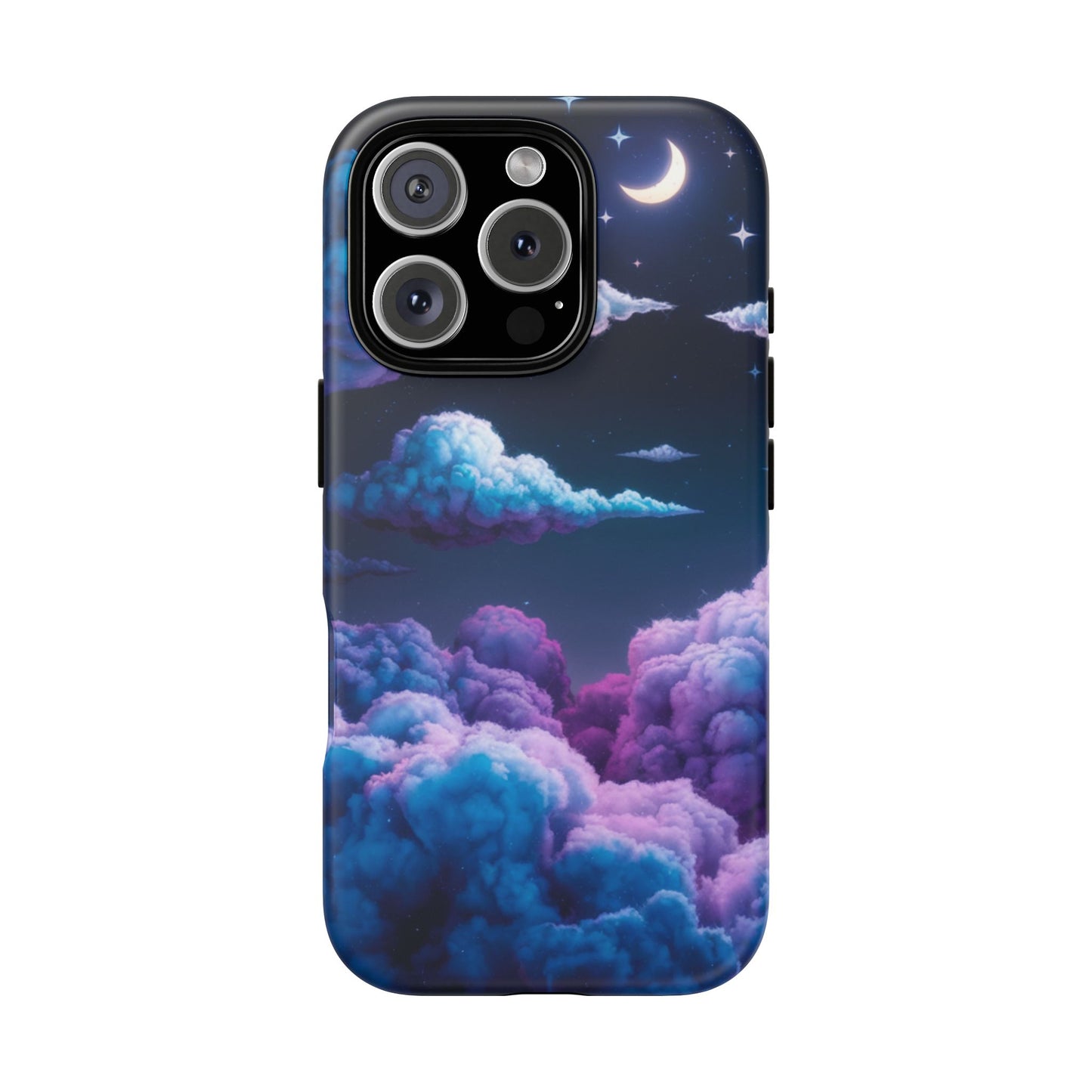 Dreamy Clouds & Moon Tough iPhone Case