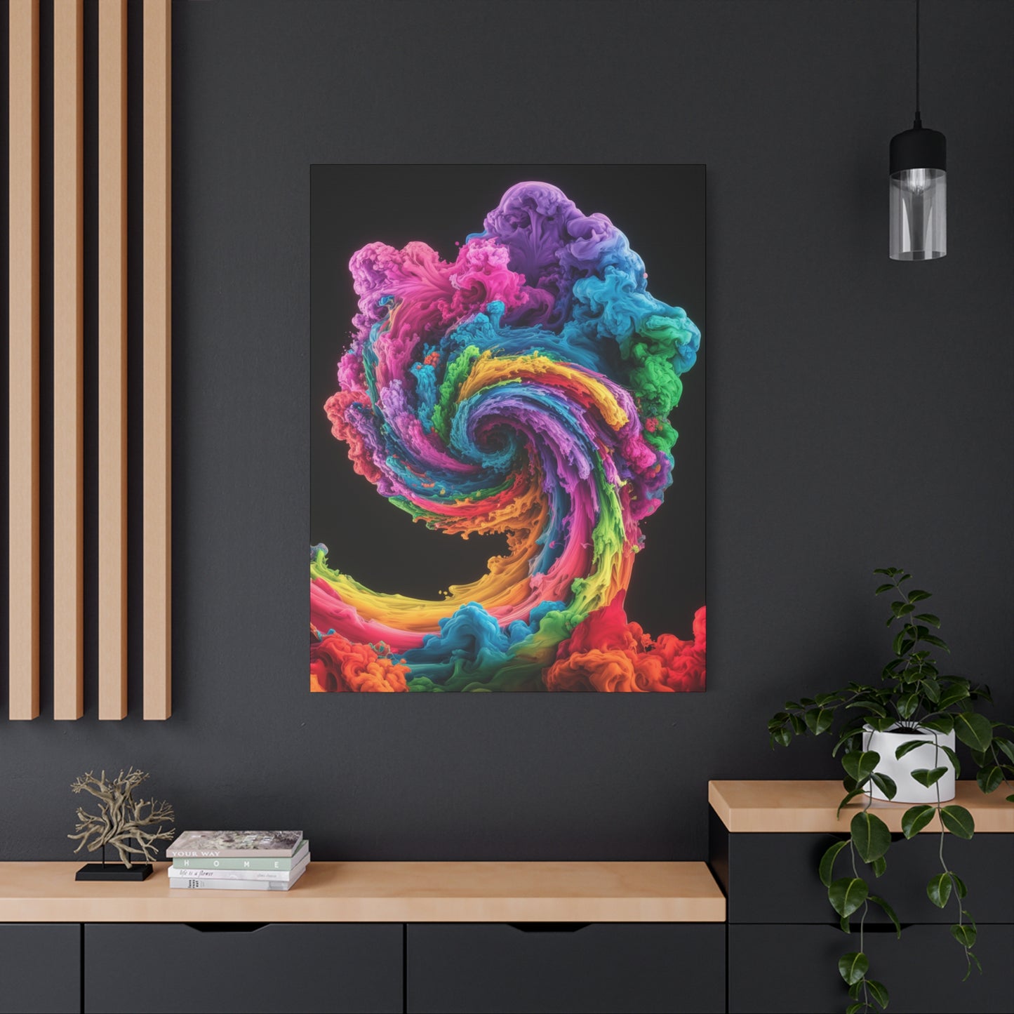 Colorful Swirl Wall Art