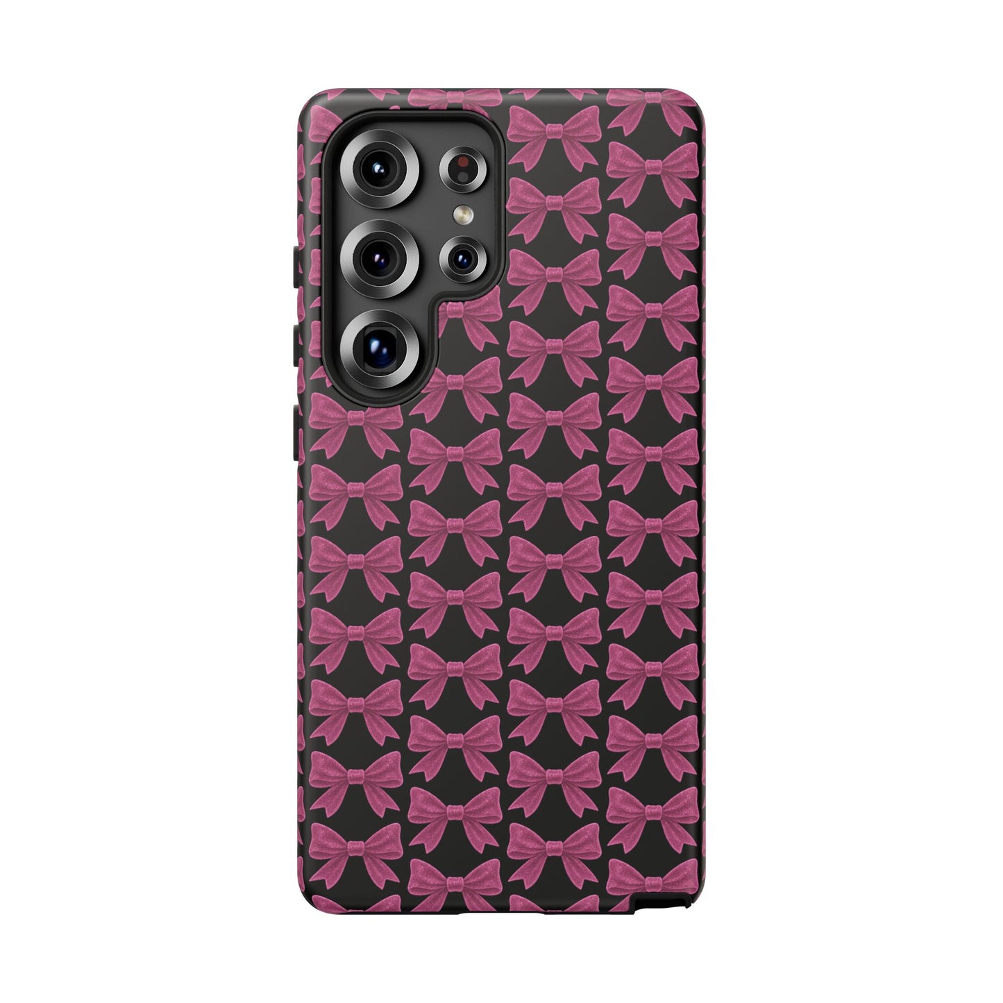Pink Bow Samsung Case Coquette Aesthetic Phone Cover Cute Girly Phone Case Glossy Y2K Accessory Kawaii Samsung Case Gift