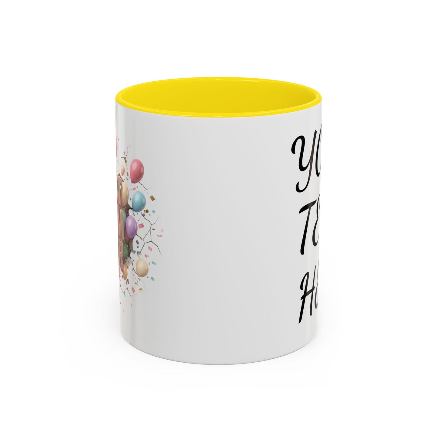 Personalized Mom Mug, Best Mom Ever Gift, Custom Name Coffee Cup, 3D Balloon Design, Mothers Day Gift, New Mom Gift 2025, Custom Mug