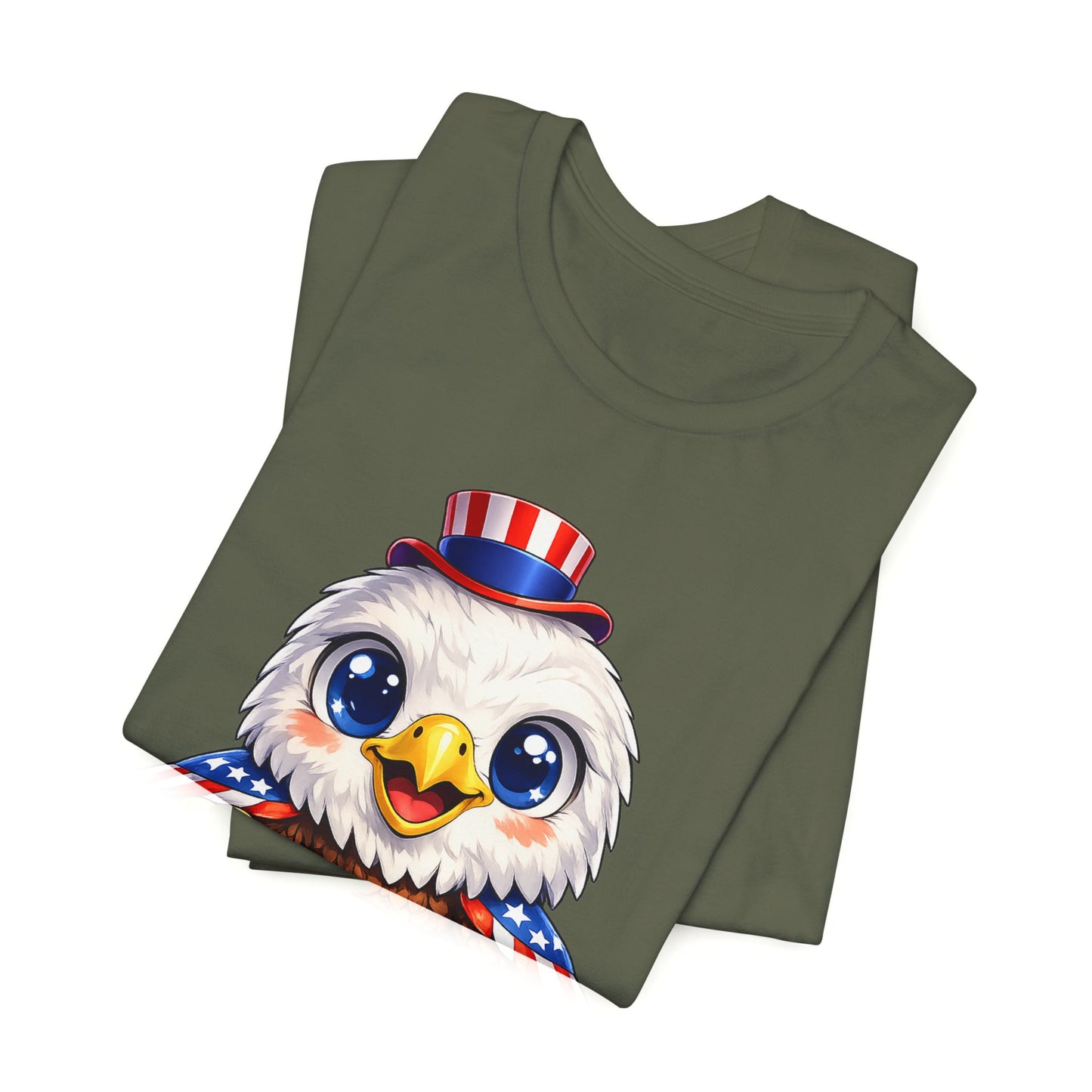 Cute USA Eagle Shirt, Patriotic Eagle T Shirt, Fourth Of July Shirt, American Flag Eagle Tee, Freedom Graphic Shirt, USA Pride Top