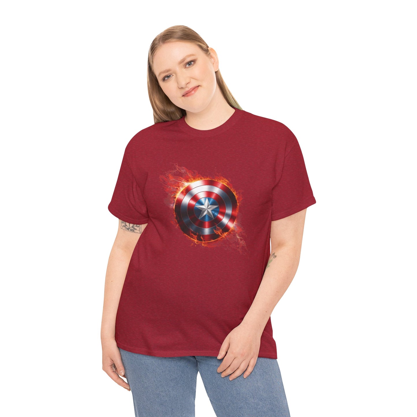Captain America Flame Tee