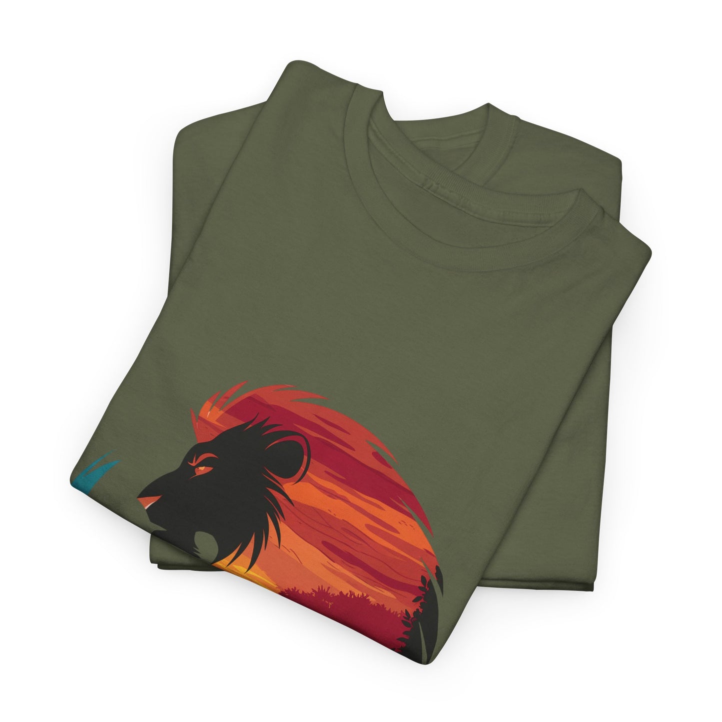 The Circle of Life Lion Shirt – Sunset Safari Wildlife Graphic Tee – Inspirational Nature T-Shirt for Animal Lovers & Adventure Fans