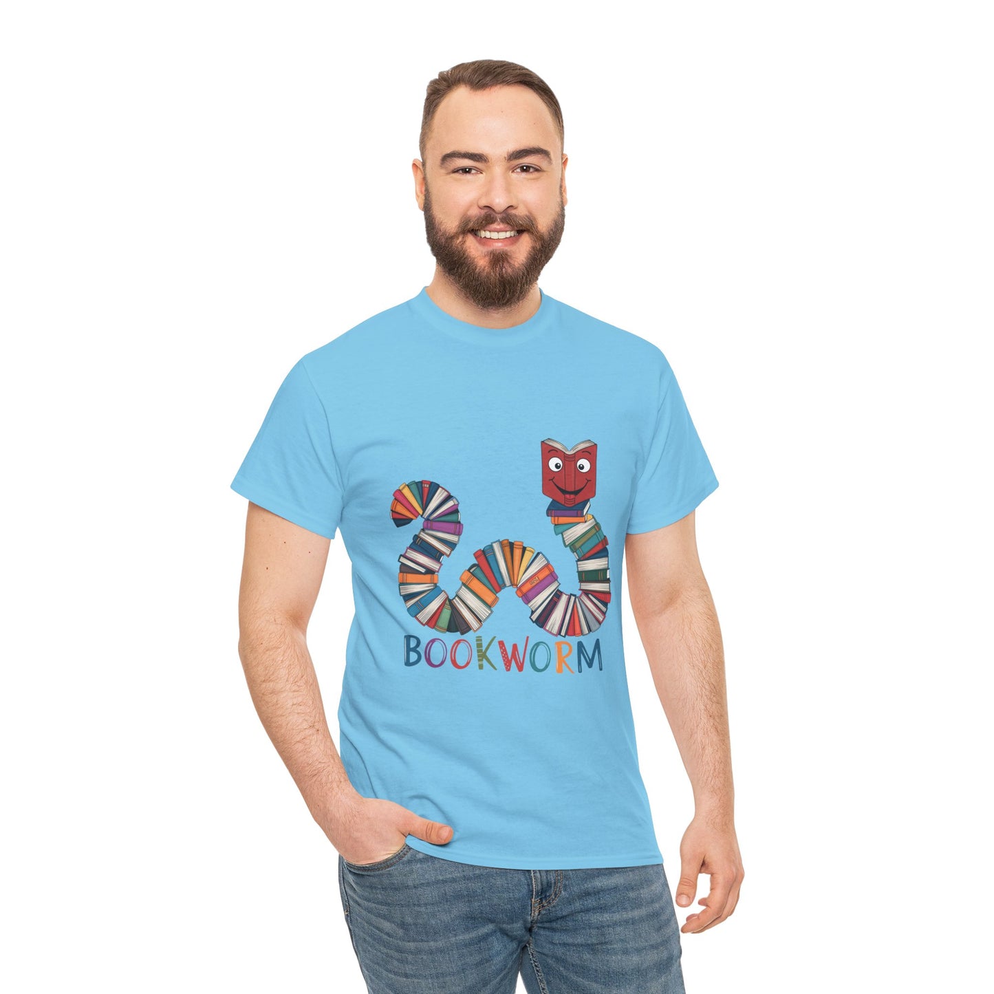 Cute Bookworm Shirt – Funny Reading Lover Tee – Teacher Gift – Kids Book Tee – Unisex Book Nerd Shirt – Book Club Graphic T-Shirt
