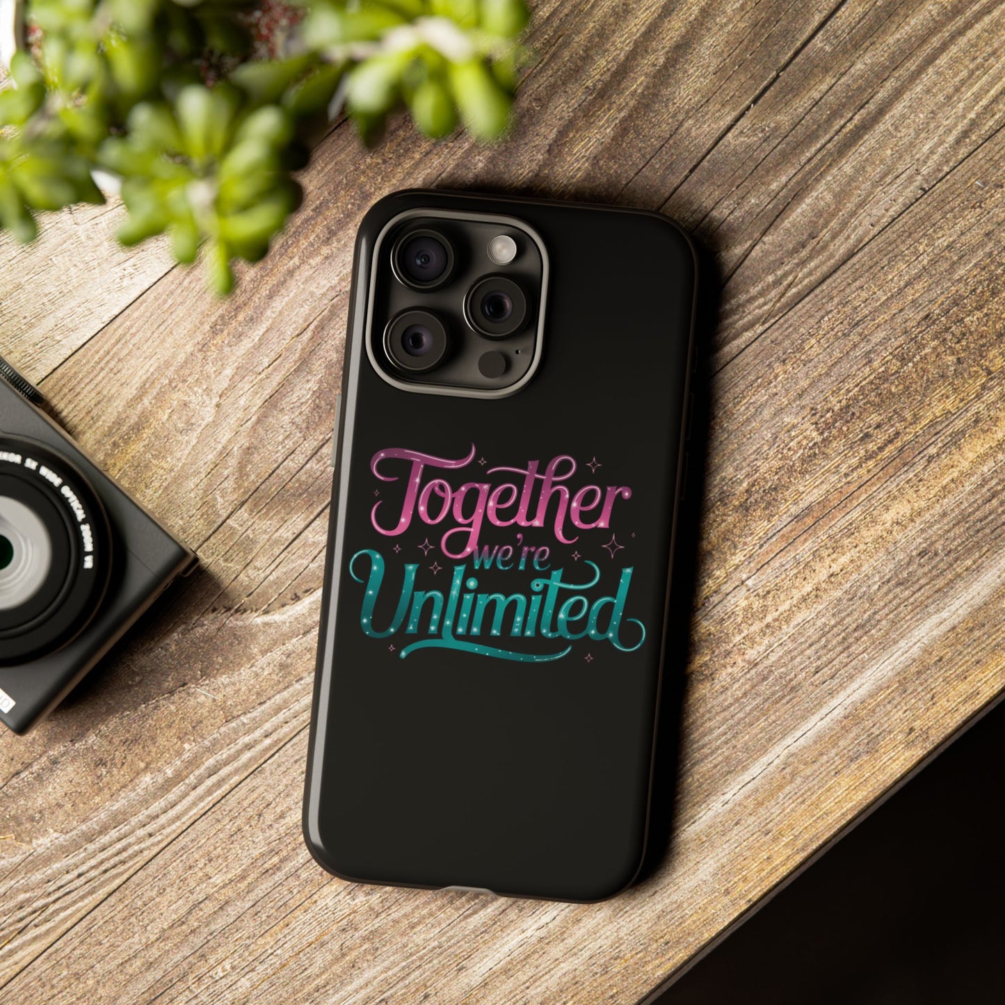 iPhone Case with Musical Quote Together We're Unlimited Musical Phone Case