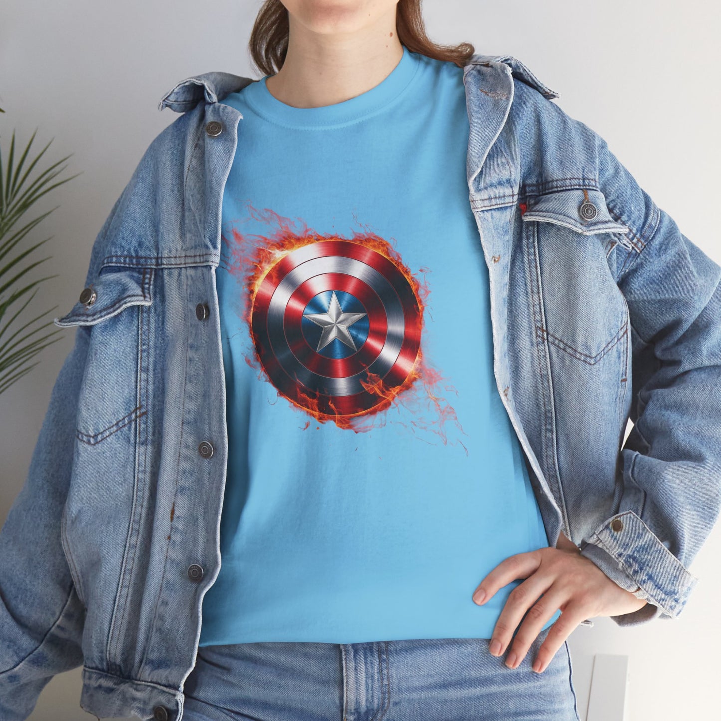 Captain America Flame Tee
