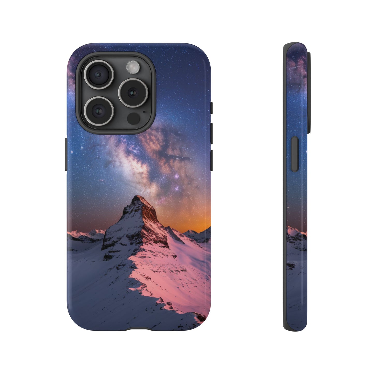 iPhone Case Mountain Top and Milky Way Nature Phone Case Unique Gift