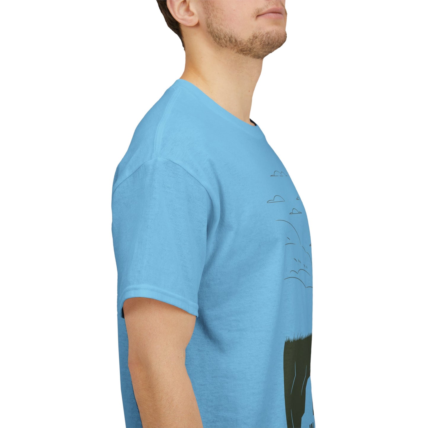 Be-Leaf In Yourself Maple Leaf Parachute T-Shirt | Funny Motivational Nature Graphic Tee | Self-Love Fall Autumn Shirt | Outdoorsy Gift