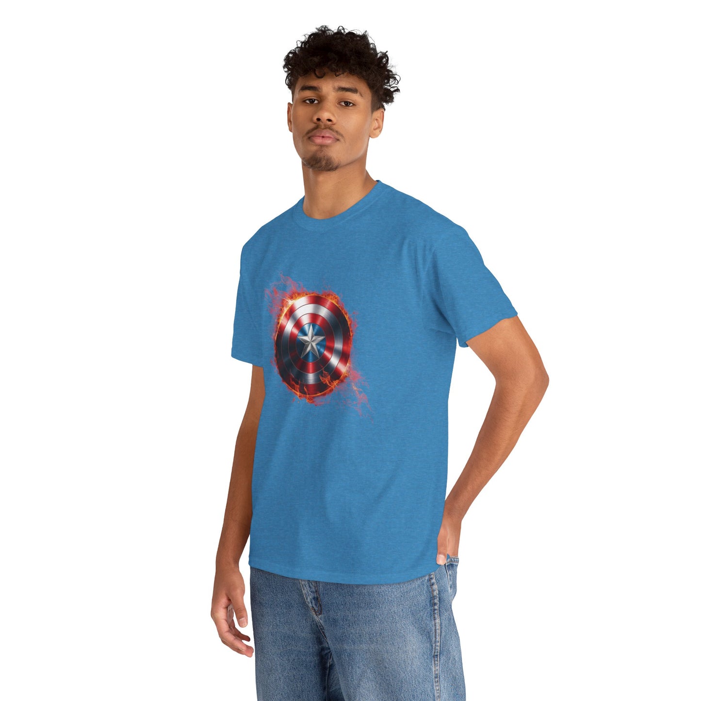 Captain America Flame Tee
