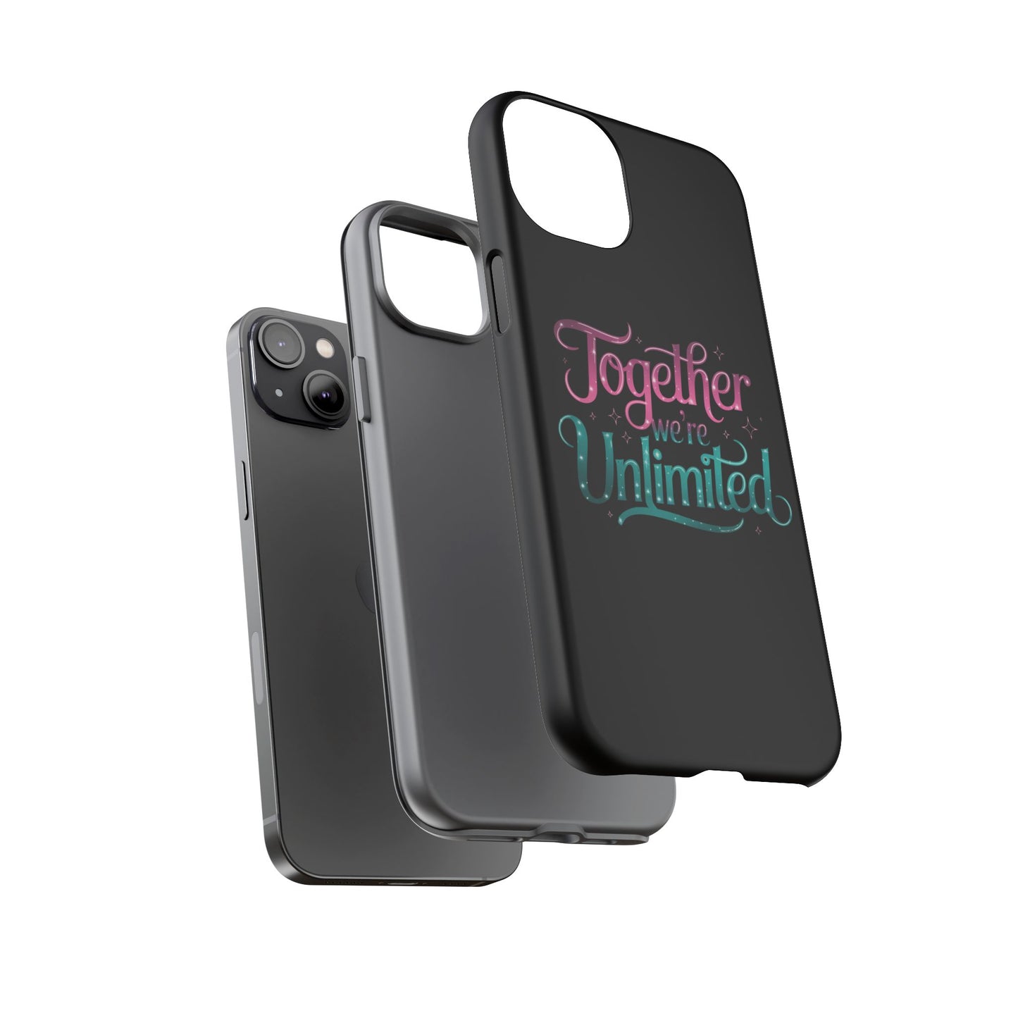 iPhone Case with Musical Quote Together We're Unlimited Musical Phone Case