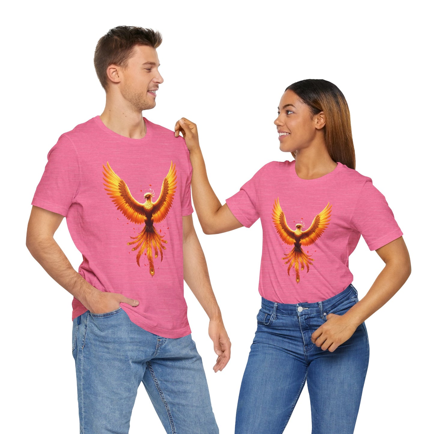Phoenix Rising Shirt • Fiery Phoenix Graphic Tee • Rebirth Transformation Myth Shirt • Firebird Art Tee • Unisex Gift Tee XS‑5XL